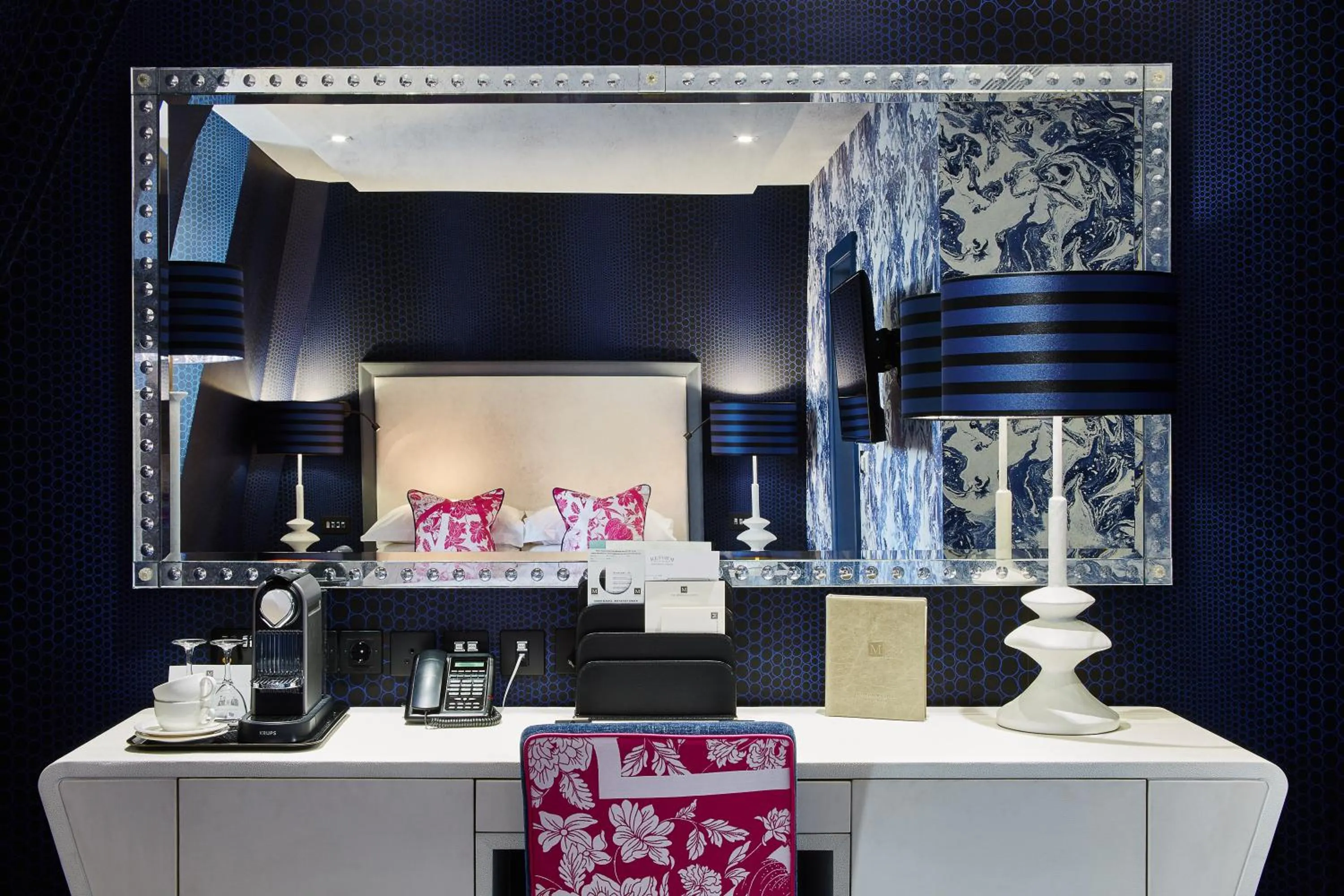 Decorative detail in The Mandeville Hotel