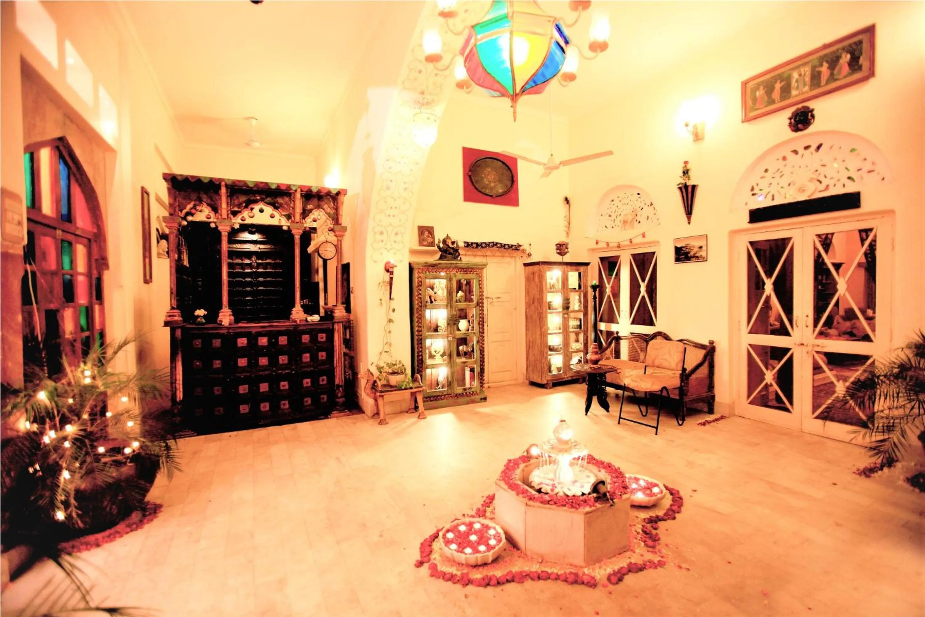 Lobby or reception in The Kothi Heritage