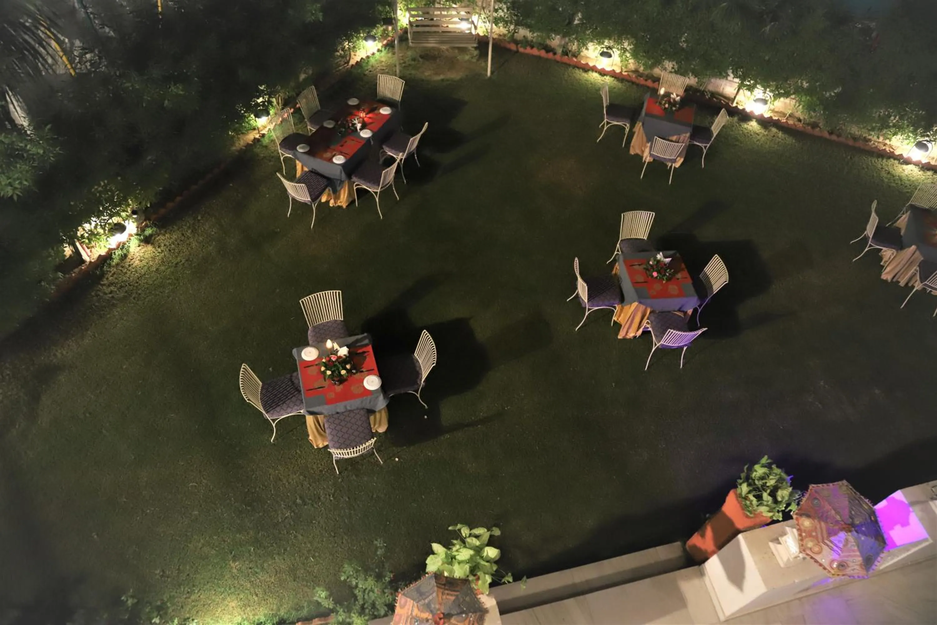 Garden view in The Kothi Heritage