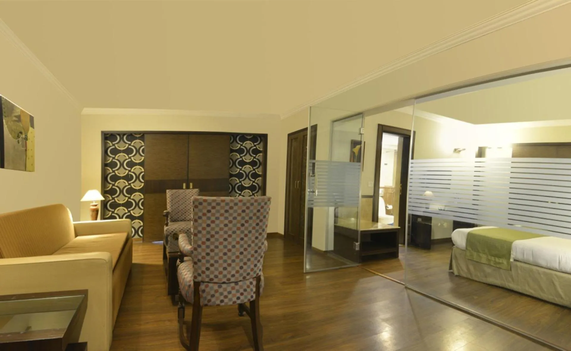 Bed in Vikram Vintage Inn