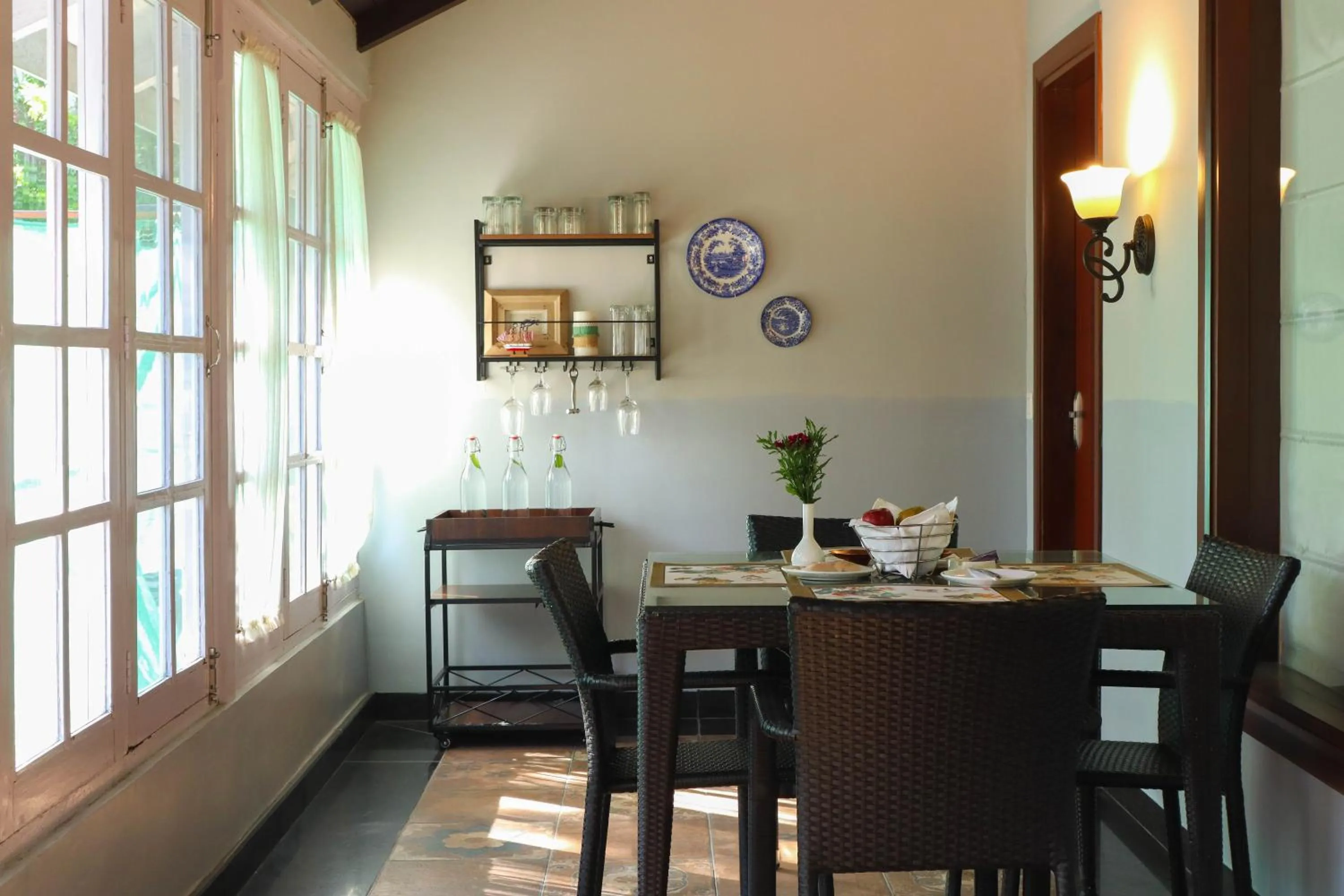 Seating area in Vikram Vintage Inn