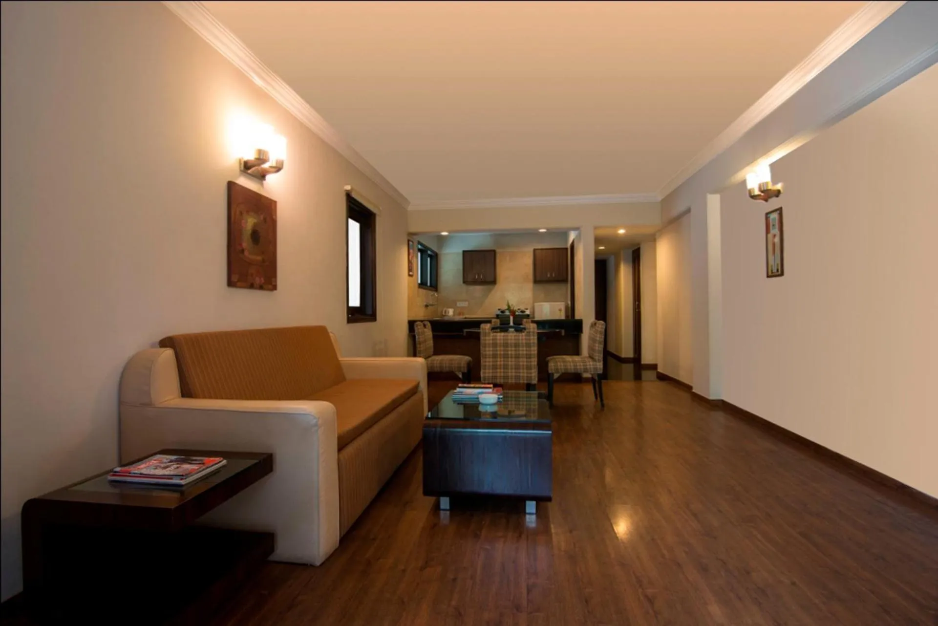 Seating area in Vikram Vintage Inn