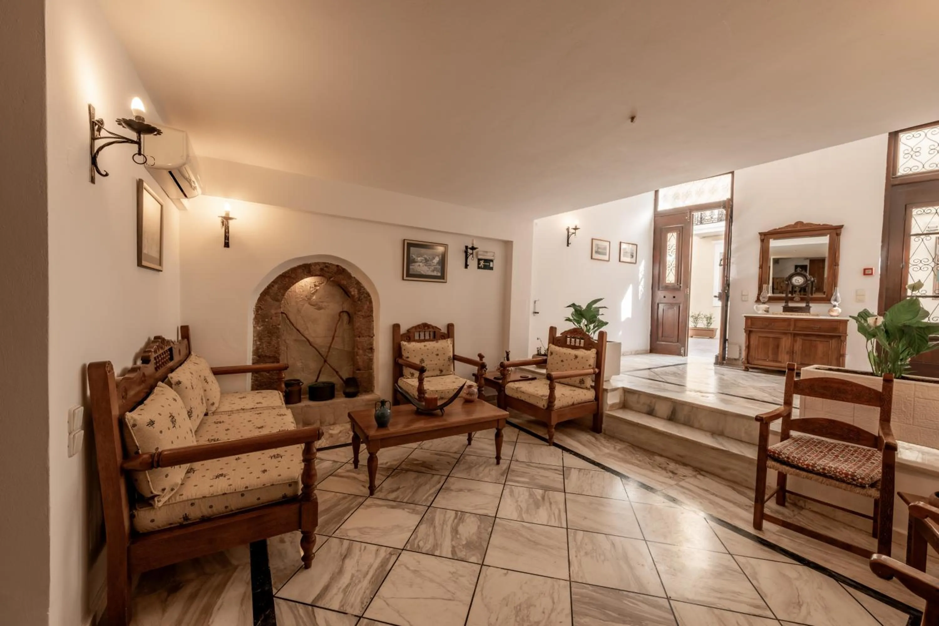 Seating area in Casa Veneta