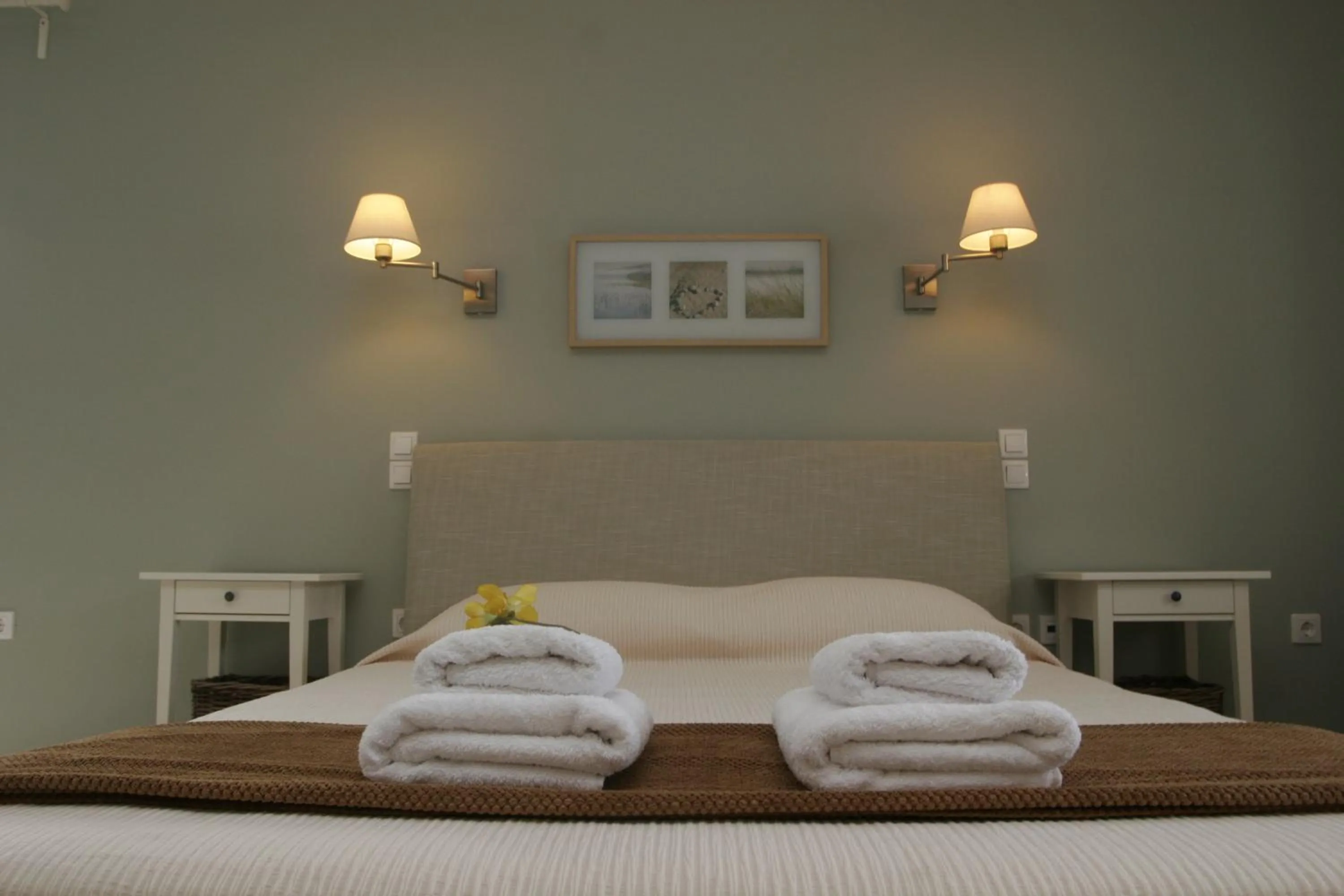 Bed in Boutique Hotel Iasmos