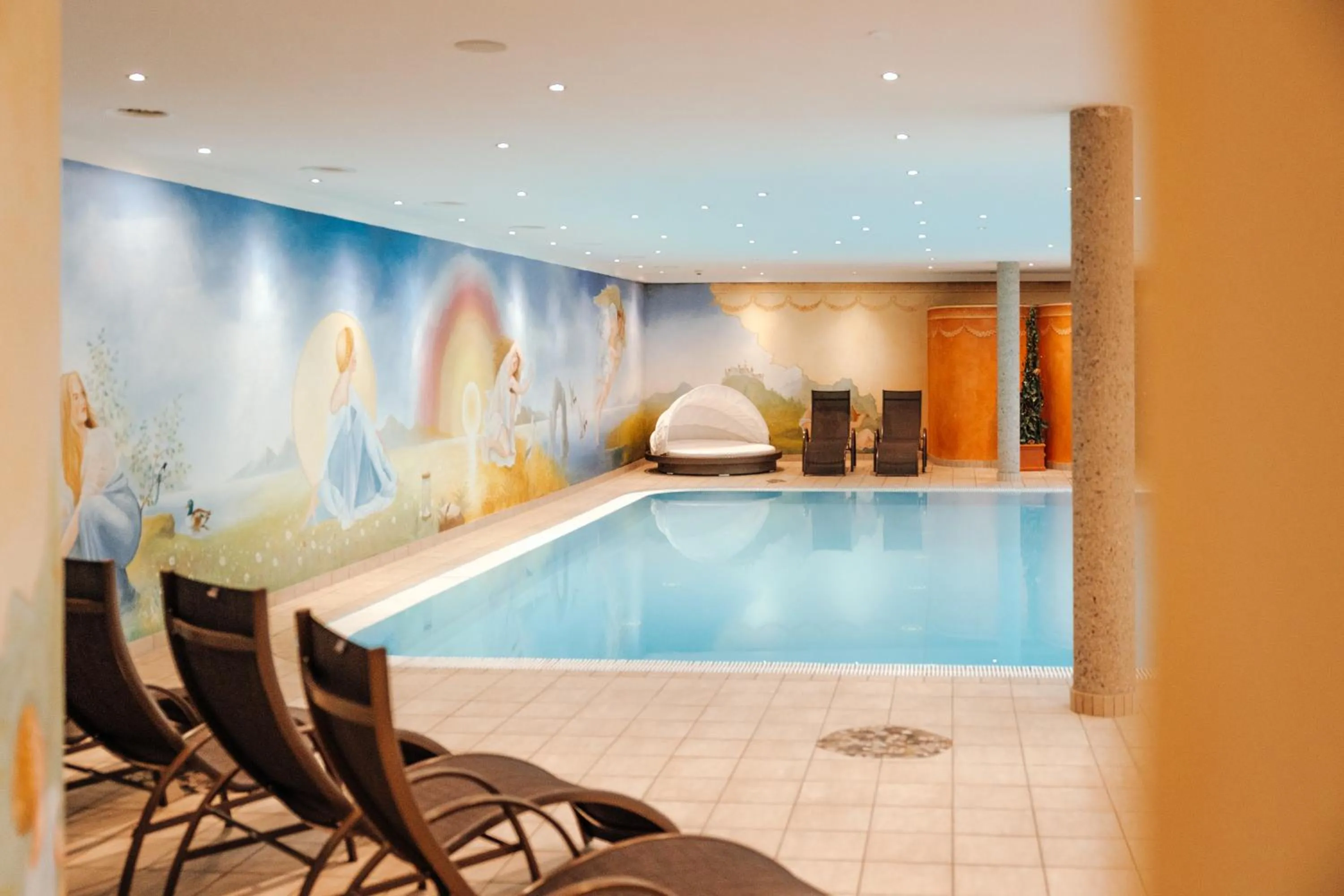 Swimming pool in Hotel Glockenstuhl
