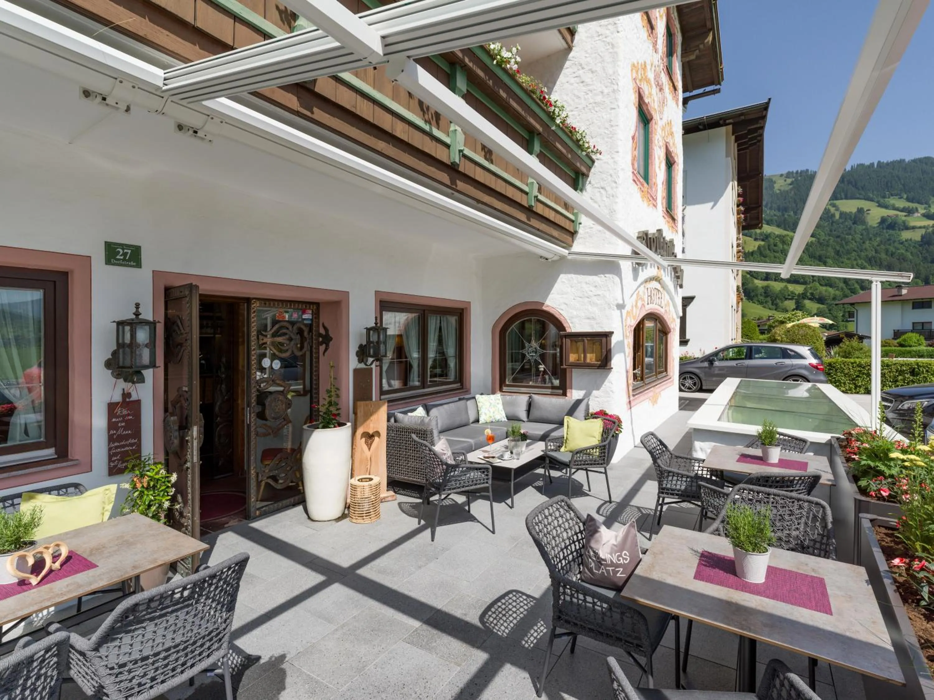 Balcony/Terrace in Hotel Glockenstuhl