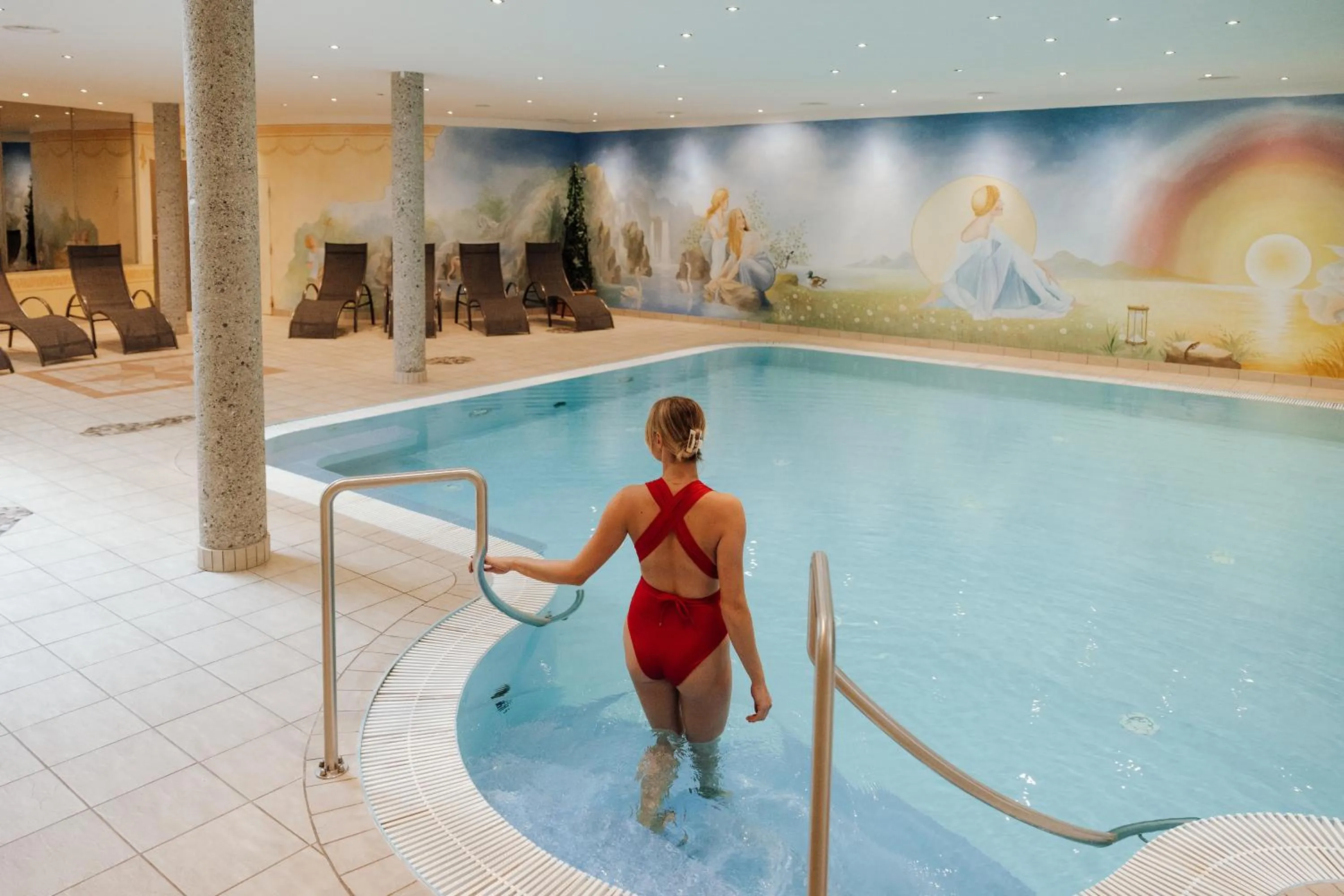 Swimming pool in Hotel Glockenstuhl