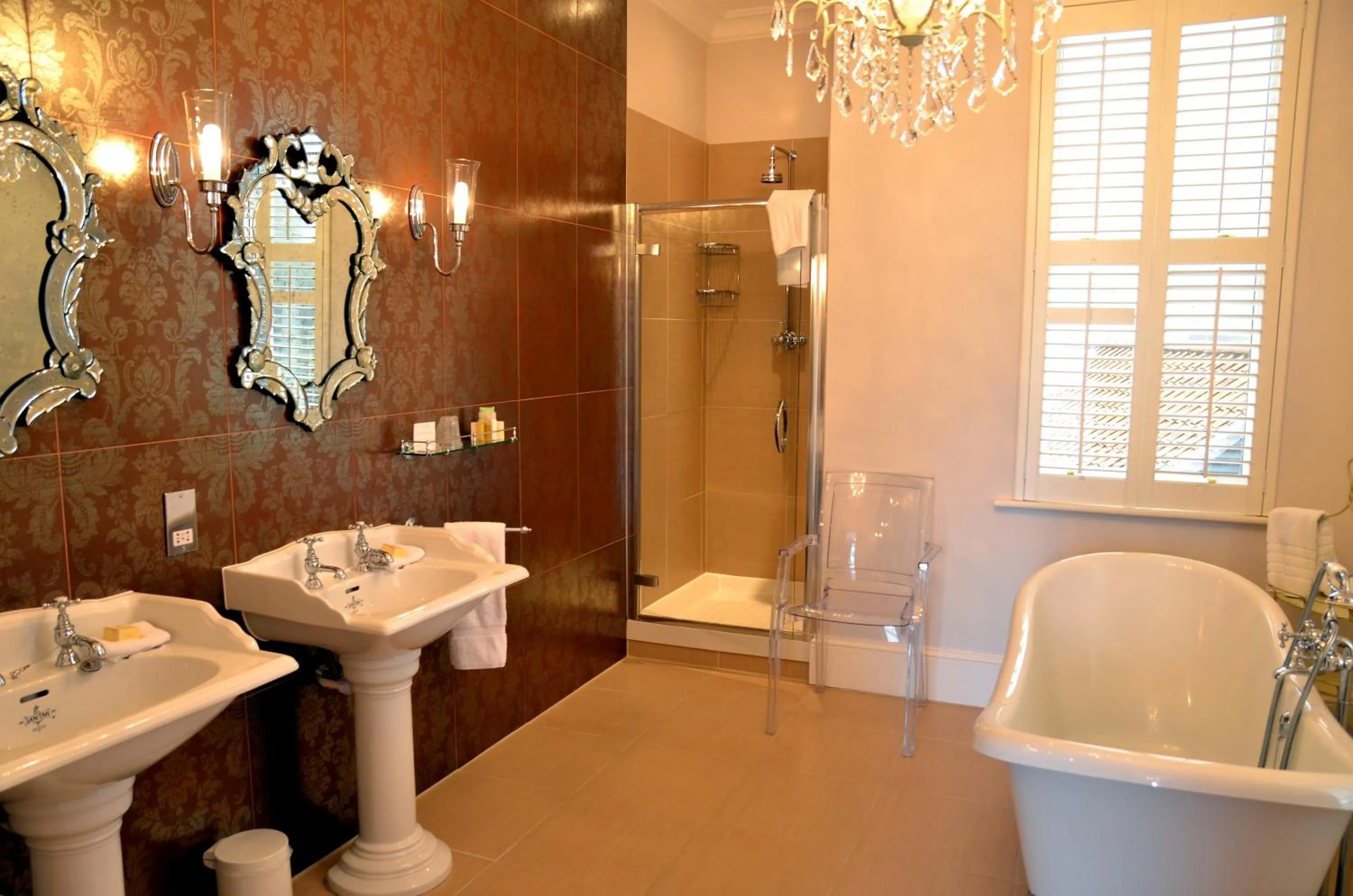 Bathroom in La Haule Manor