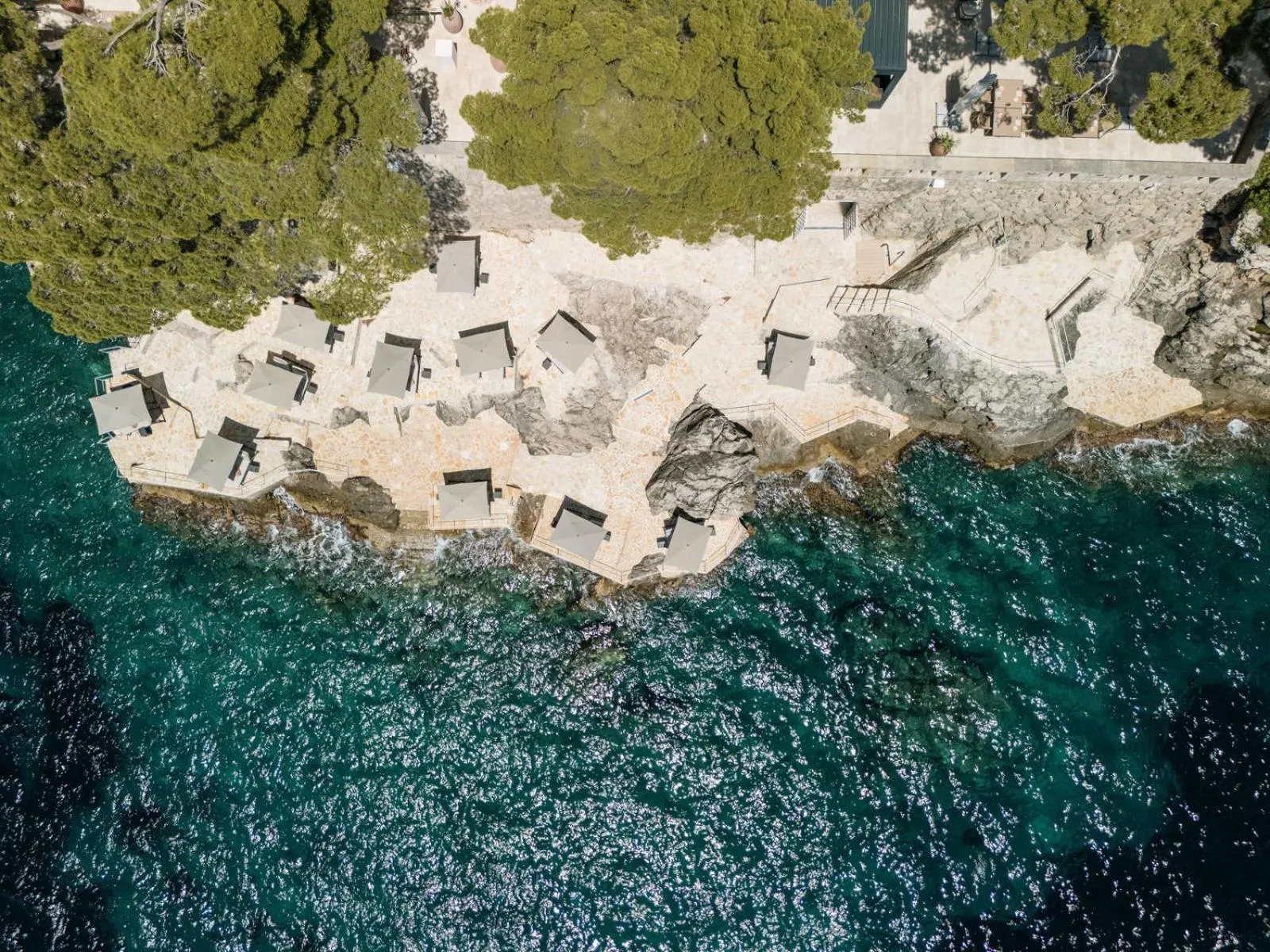 Beach in Villa Dubrovnik