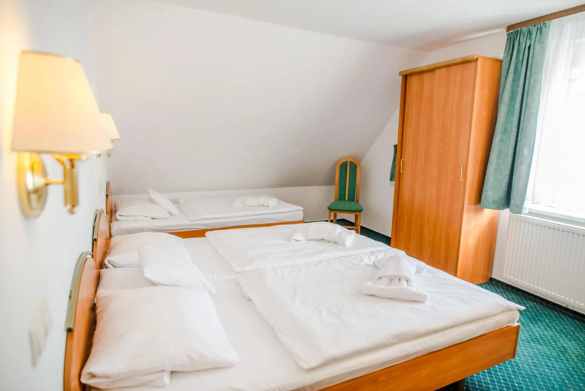 Bed in Hotel Spindlerova Bouda