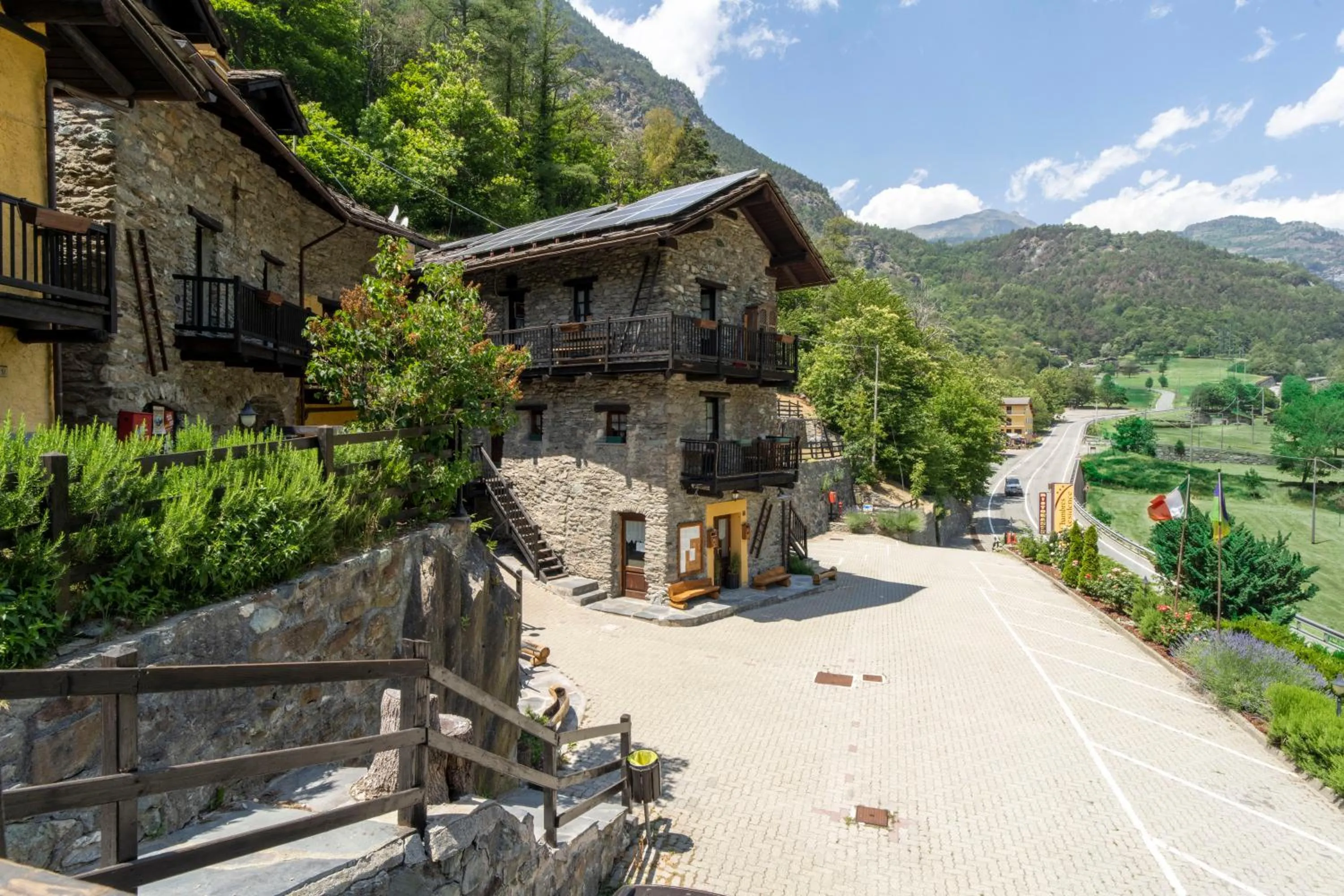 Natural landscape in Residence Covalou