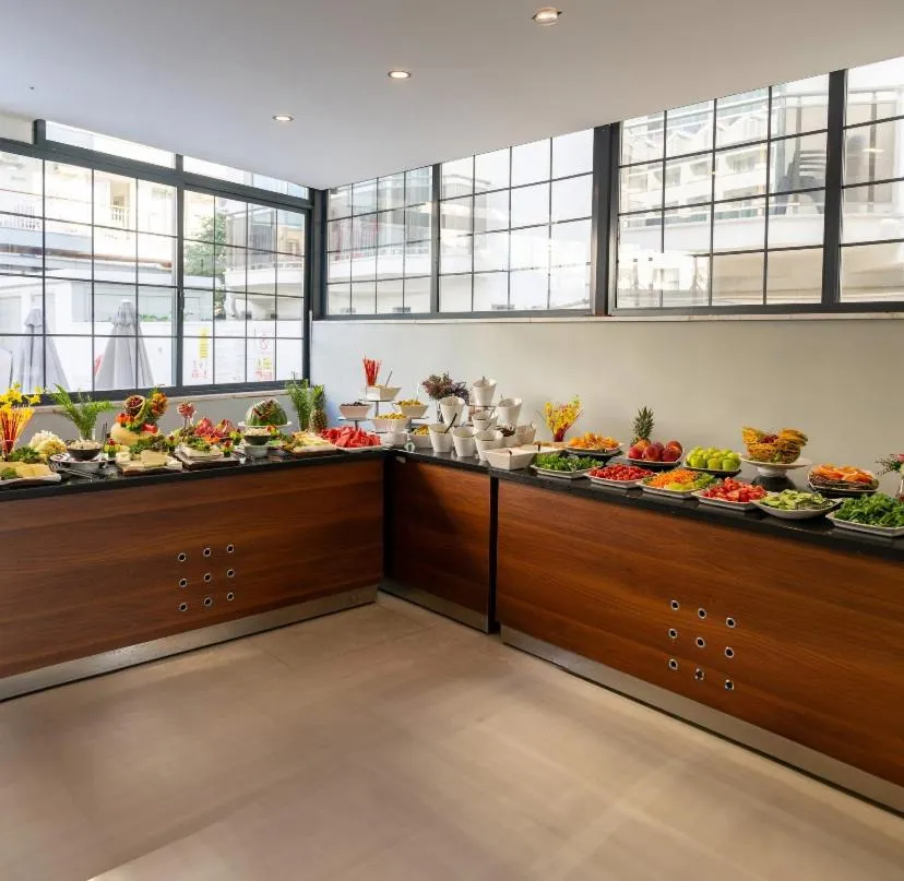 Buffet breakfast in Aurasia Beach Hotel