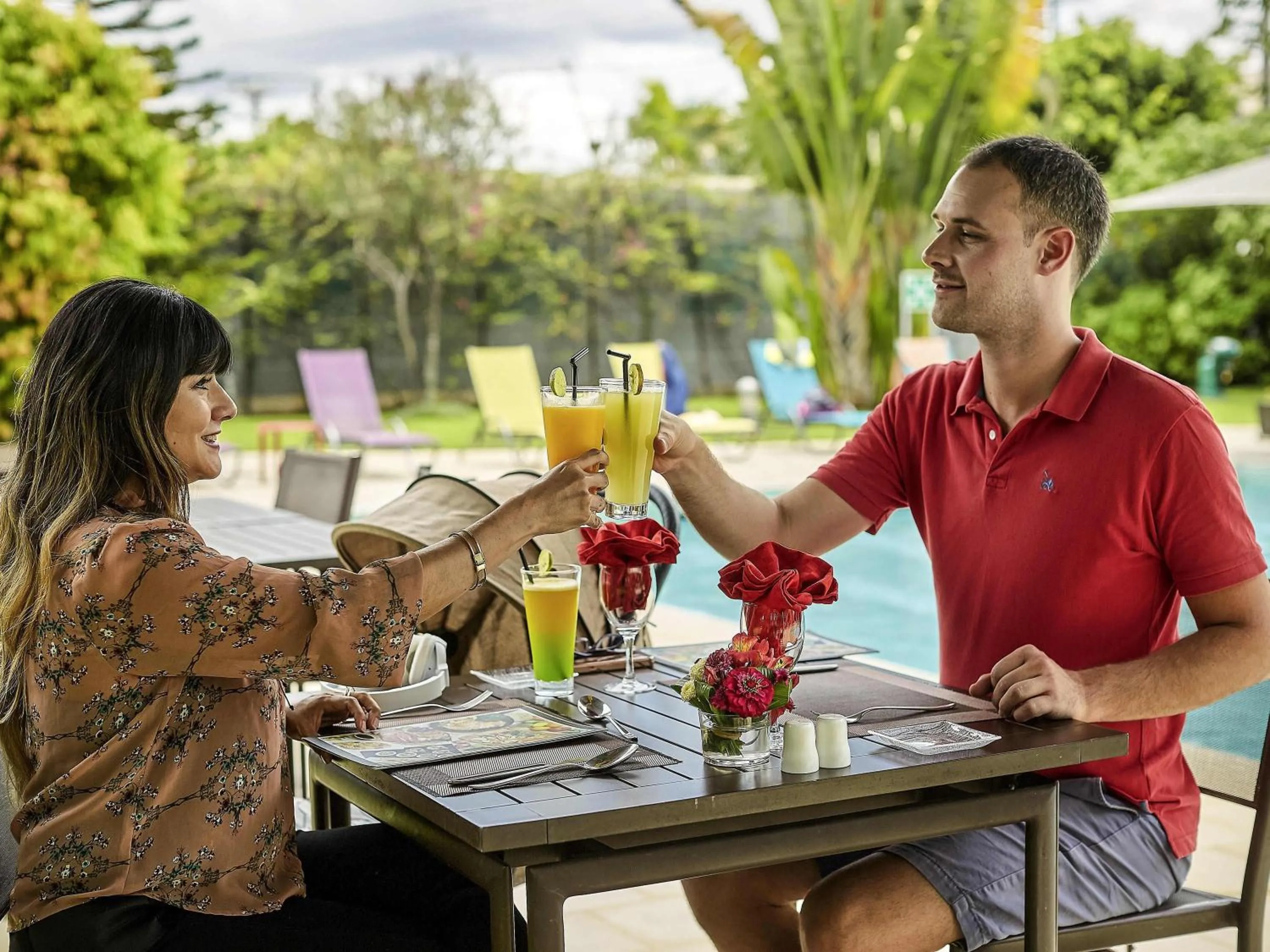 Pool view in Ibis Antananarivo Ankorondrano
