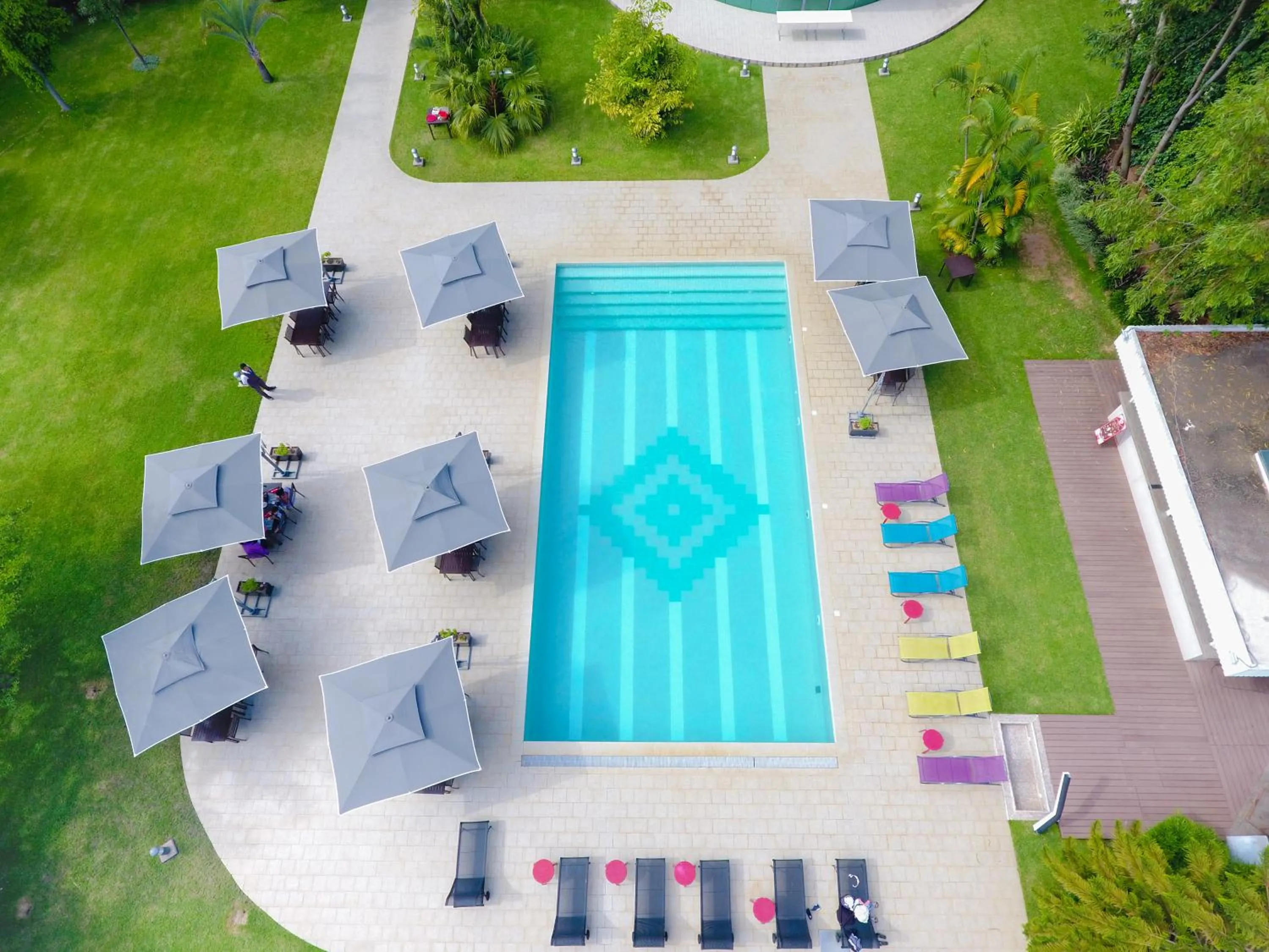 Pool view in Ibis Antananarivo Ankorondrano