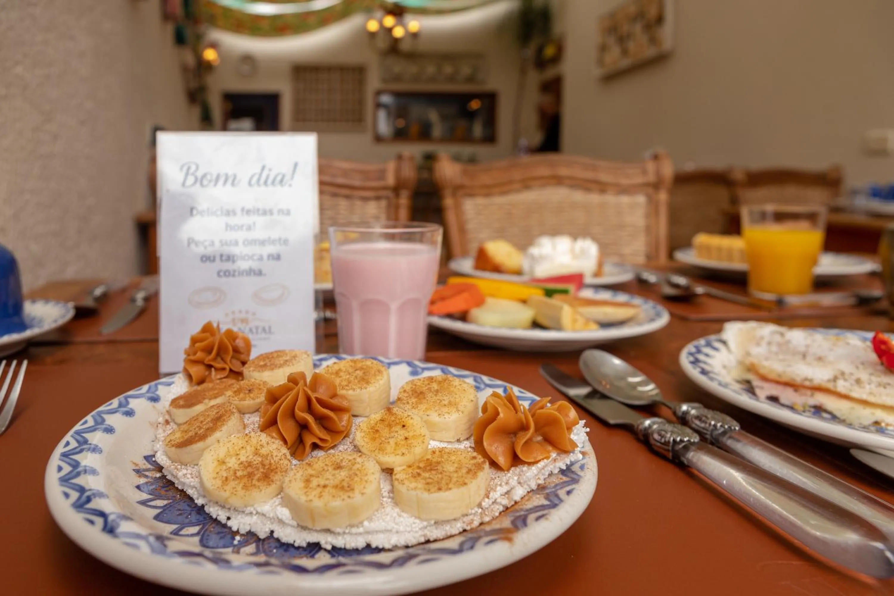 Breakfast in Pousada de Charme Vila Natal