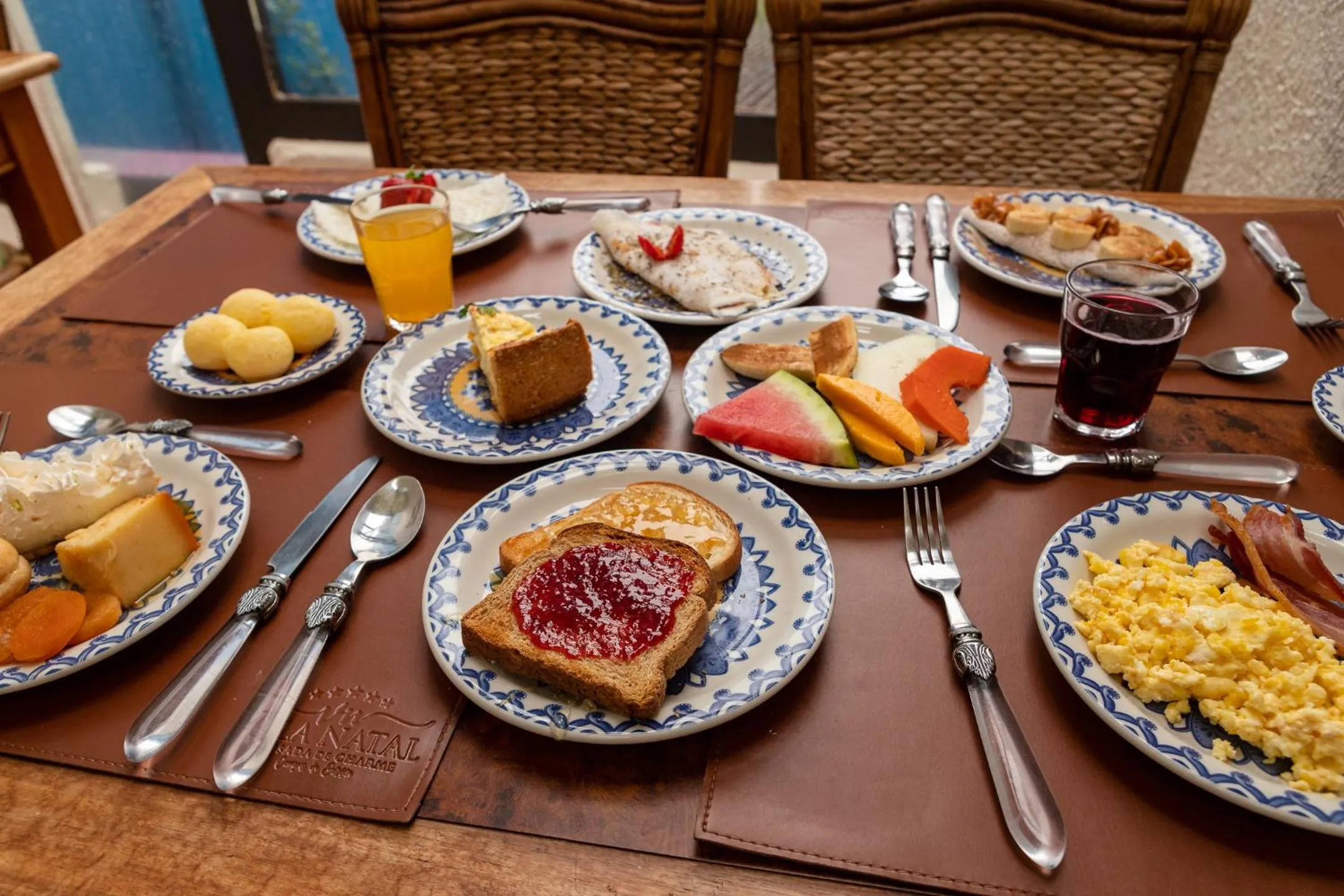 Breakfast in Pousada de Charme Vila Natal