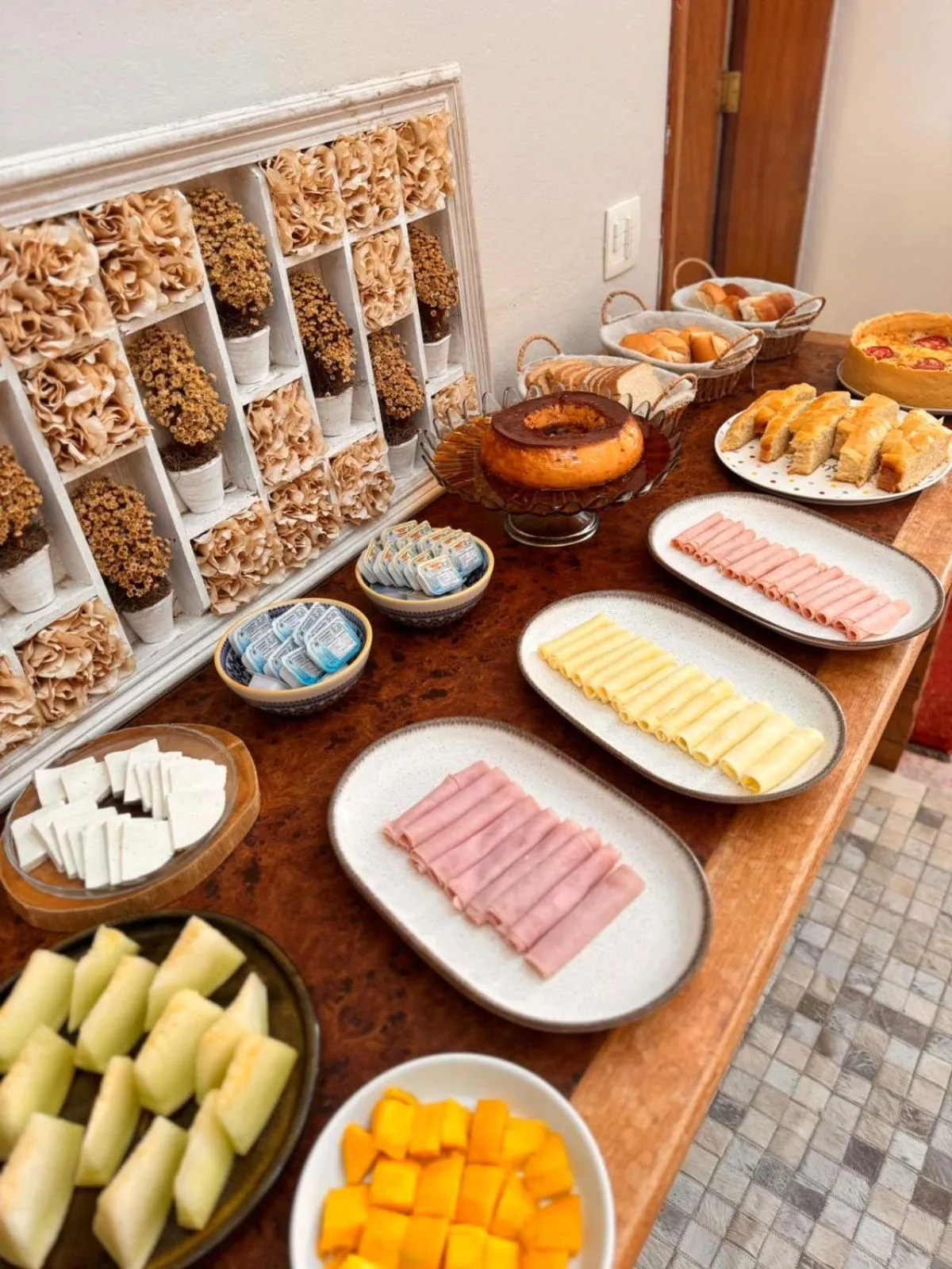 Breakfast in Pousada de Charme Vila Natal