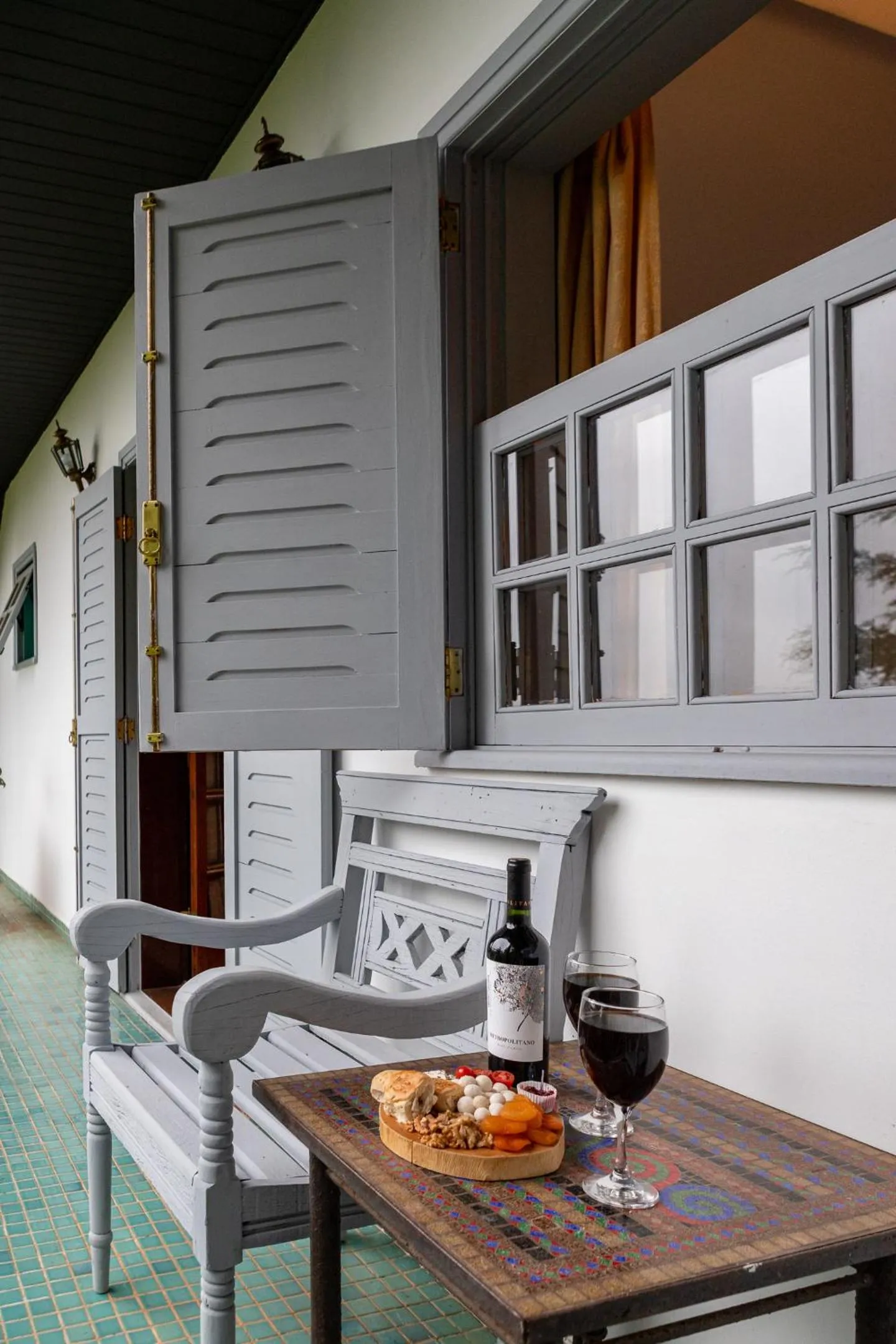 Balcony/Terrace in Pousada de Charme Vila Natal