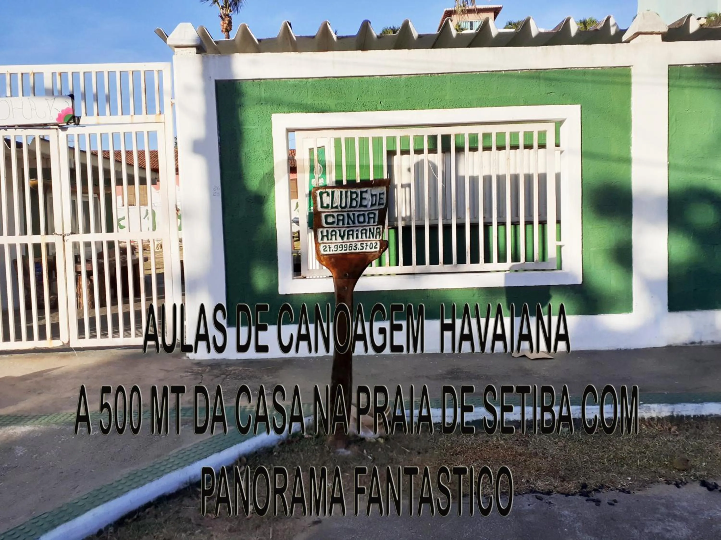 Casa na praia de Setiba com panorama fantástico