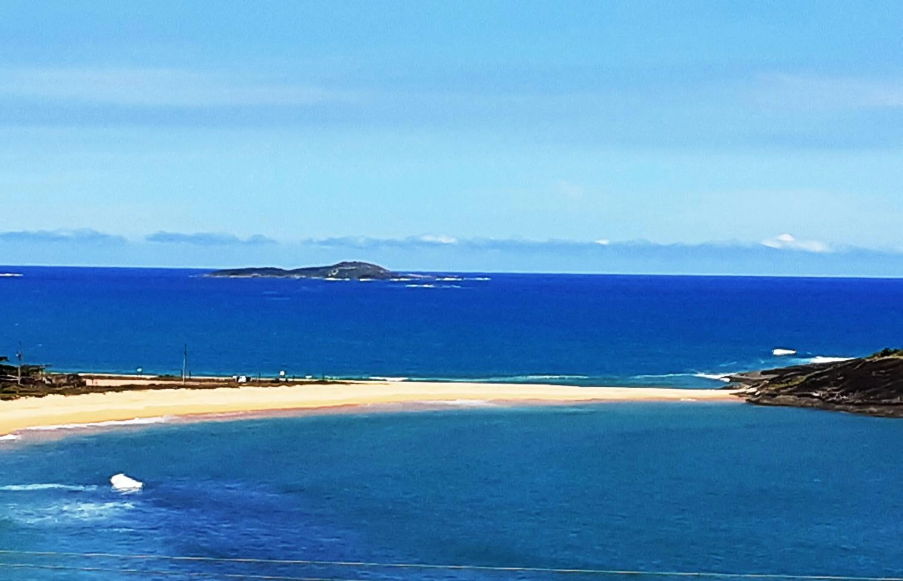 Natural landscape in Casa na praia de Setiba com panorama fantástico