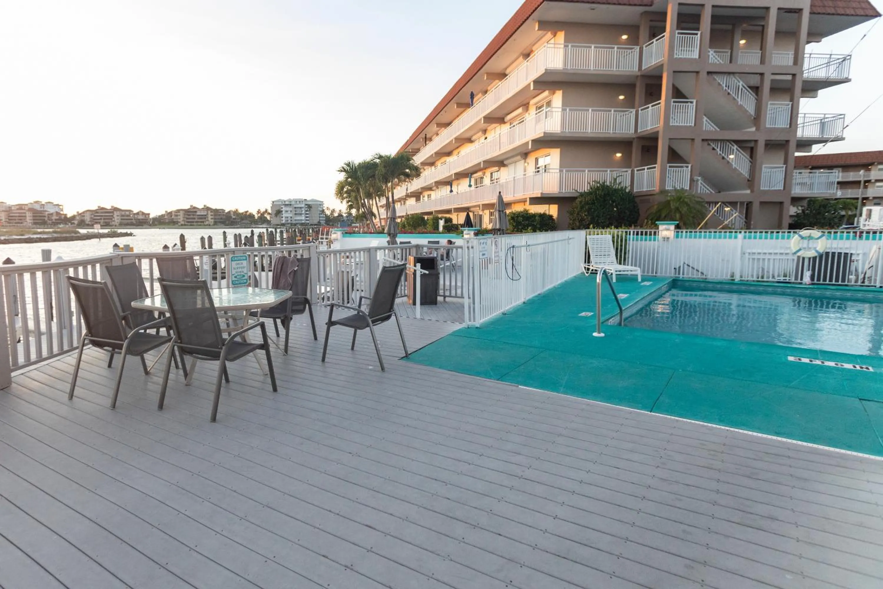 Pool view in The BoatHouse