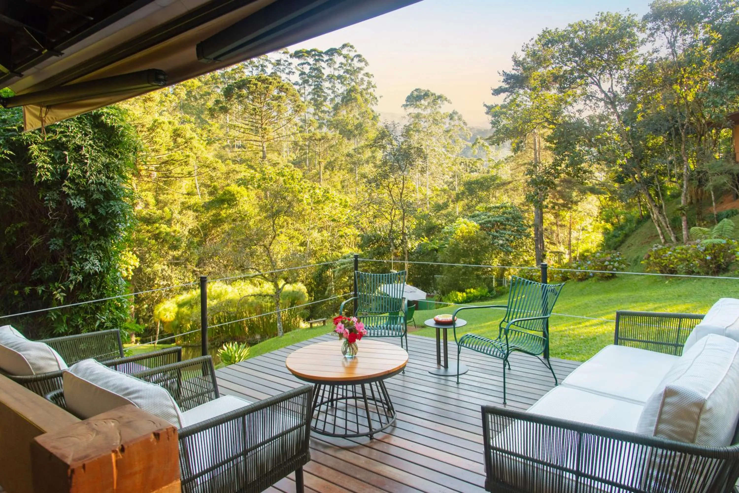 Balcony/Terrace in Pousada Tijupá