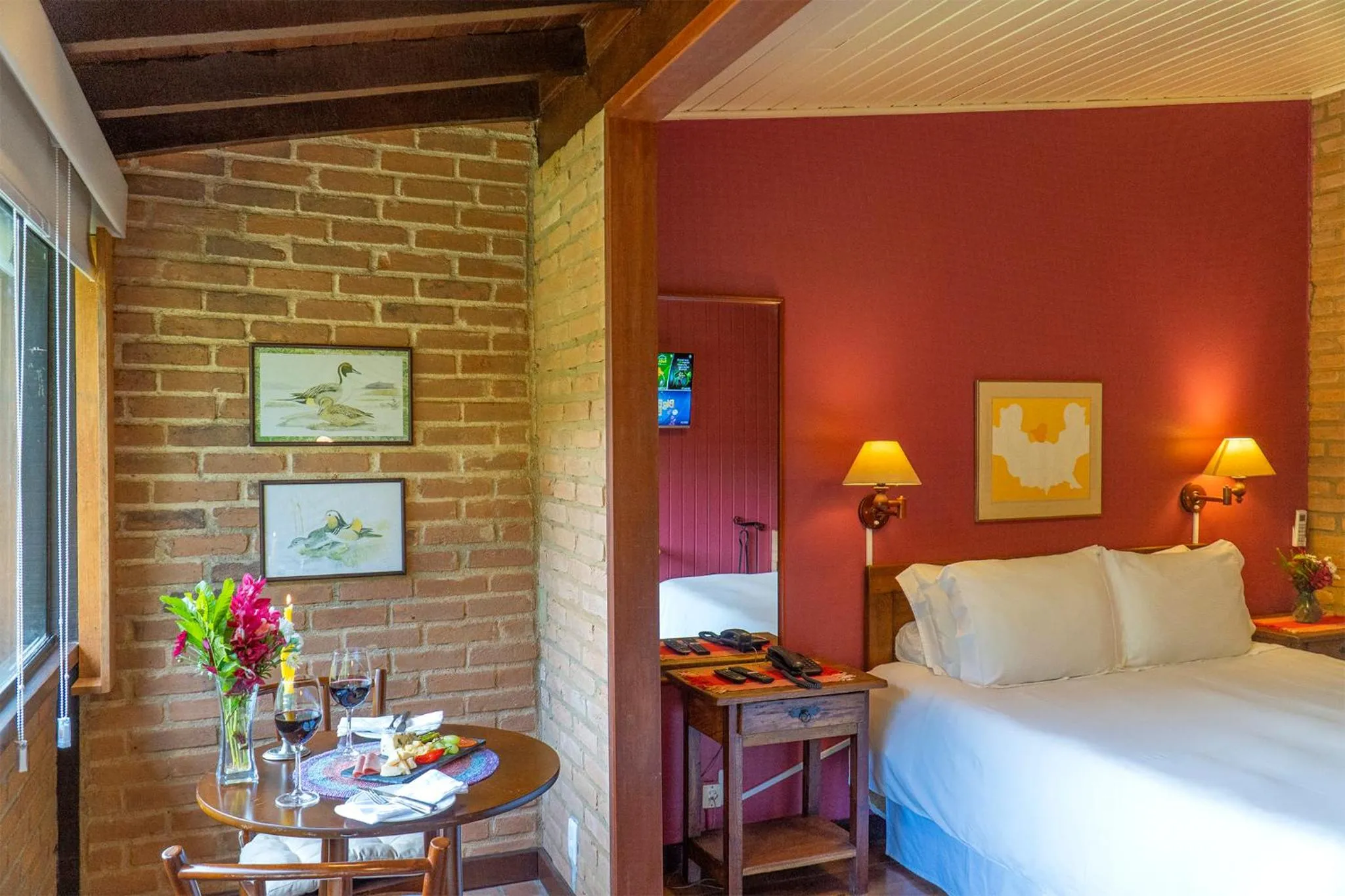 Bed in Pousada Tijupá