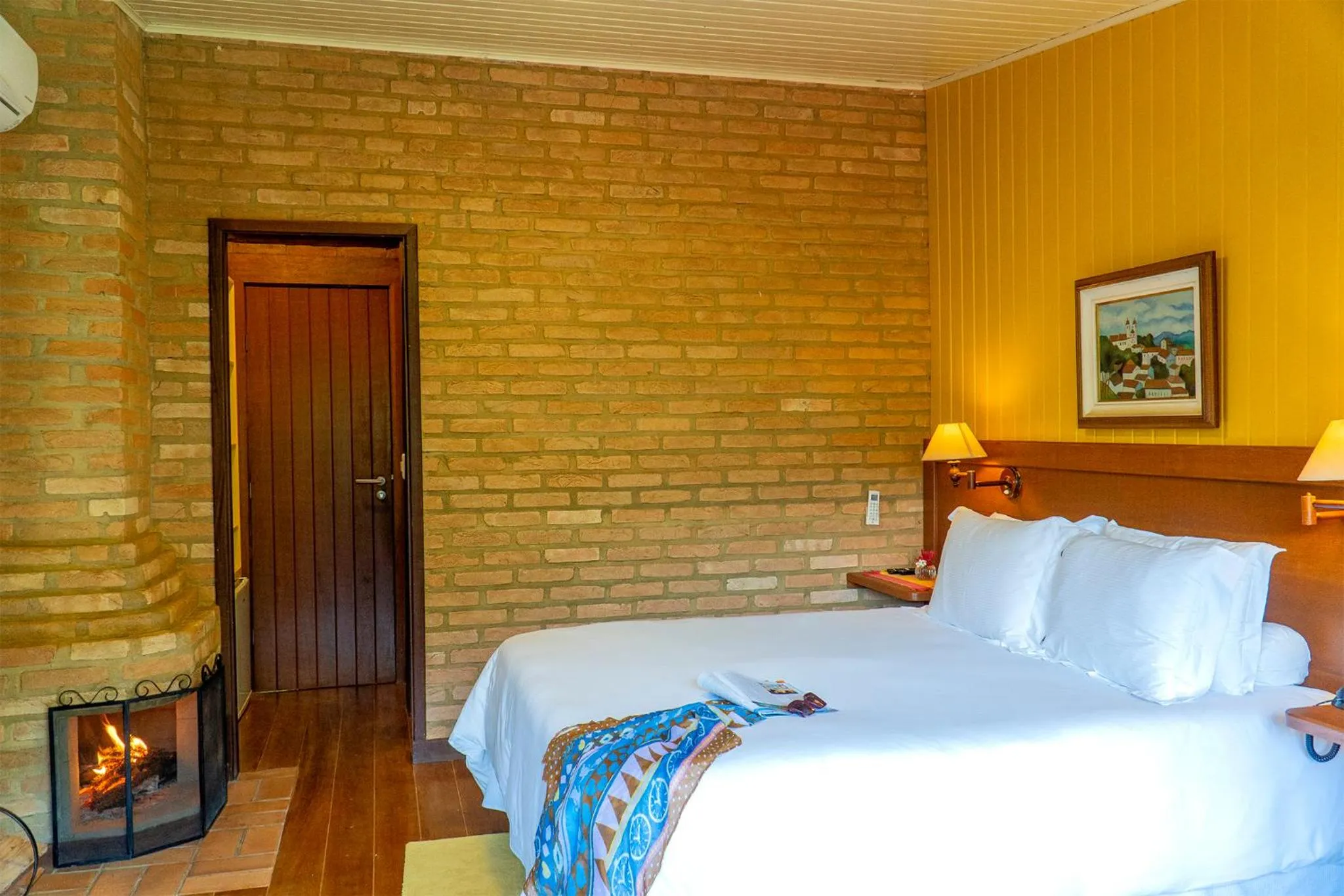 Bed in Pousada Tijupá