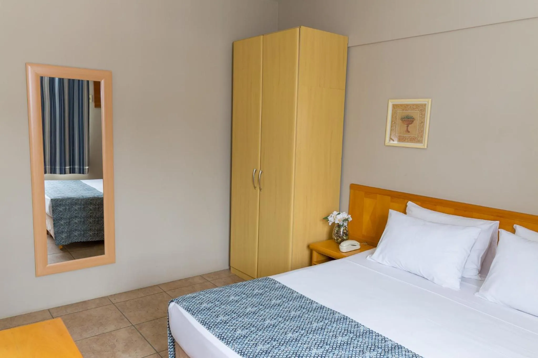 Bed in Maria Quitéria Hotel & Flat