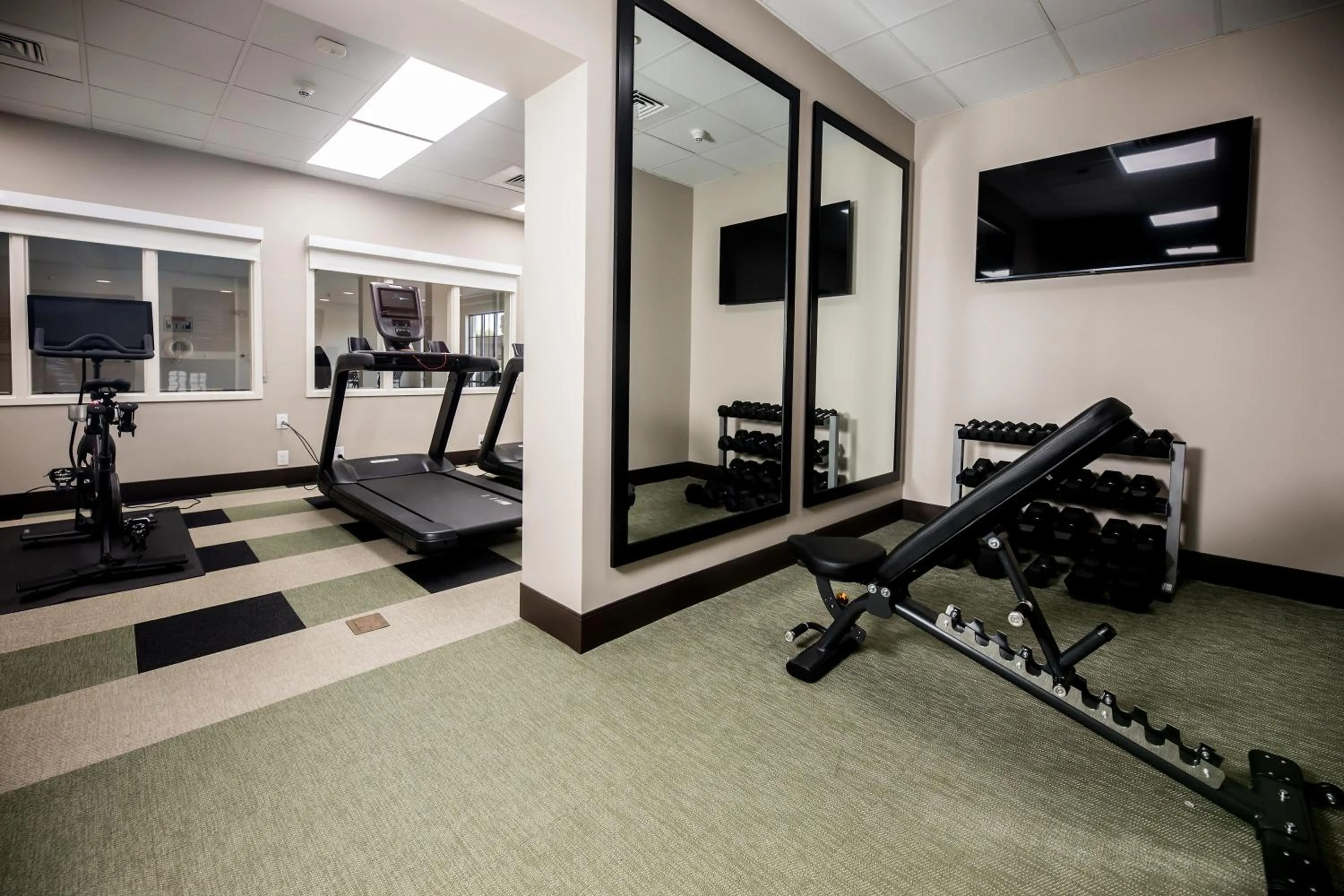 Fitness centre/facilities in Hampton Inn & Suites Dobson