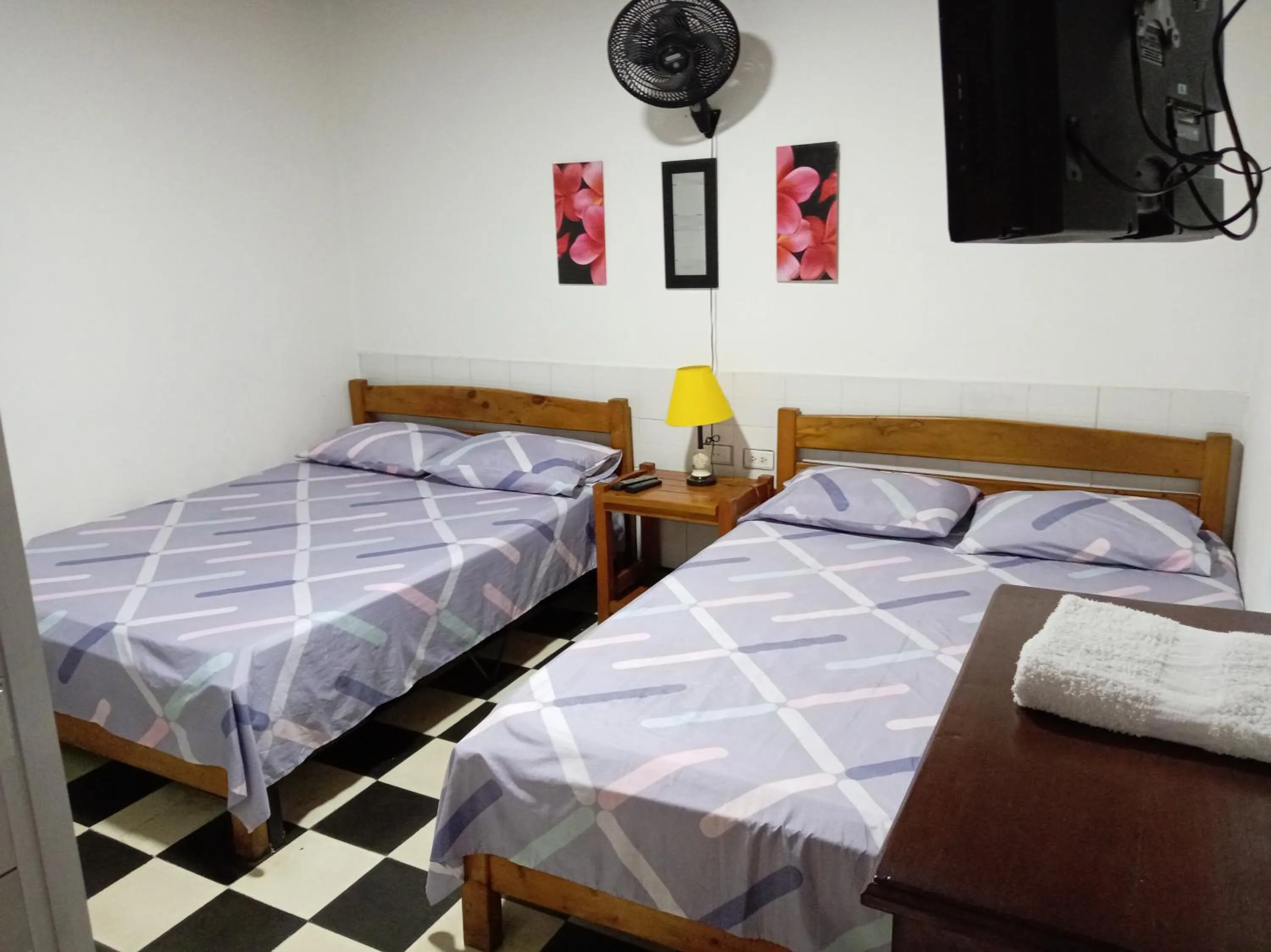 Bed in Hospedaje Santa Bárbara