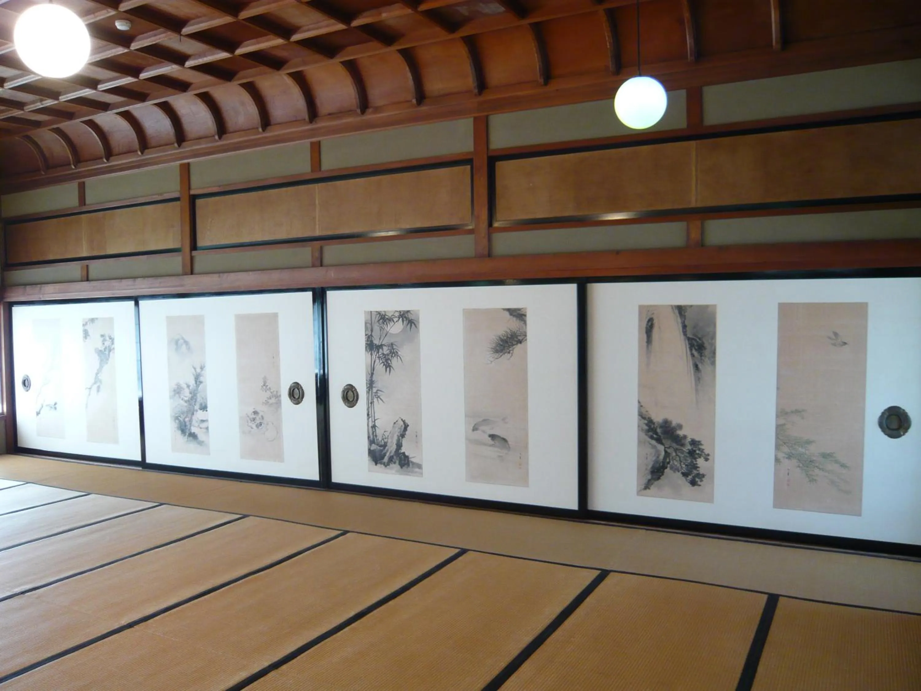 Decorative detail in Seikiro Ryokan Historical Museum Hotel