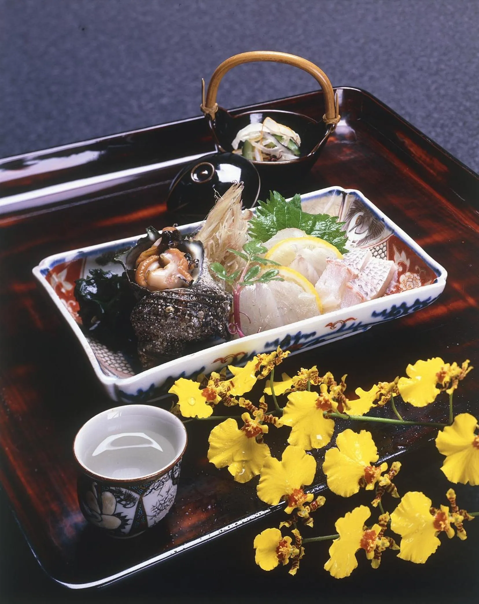 Food close-up in Seikiro Ryokan Historical Museum Hotel