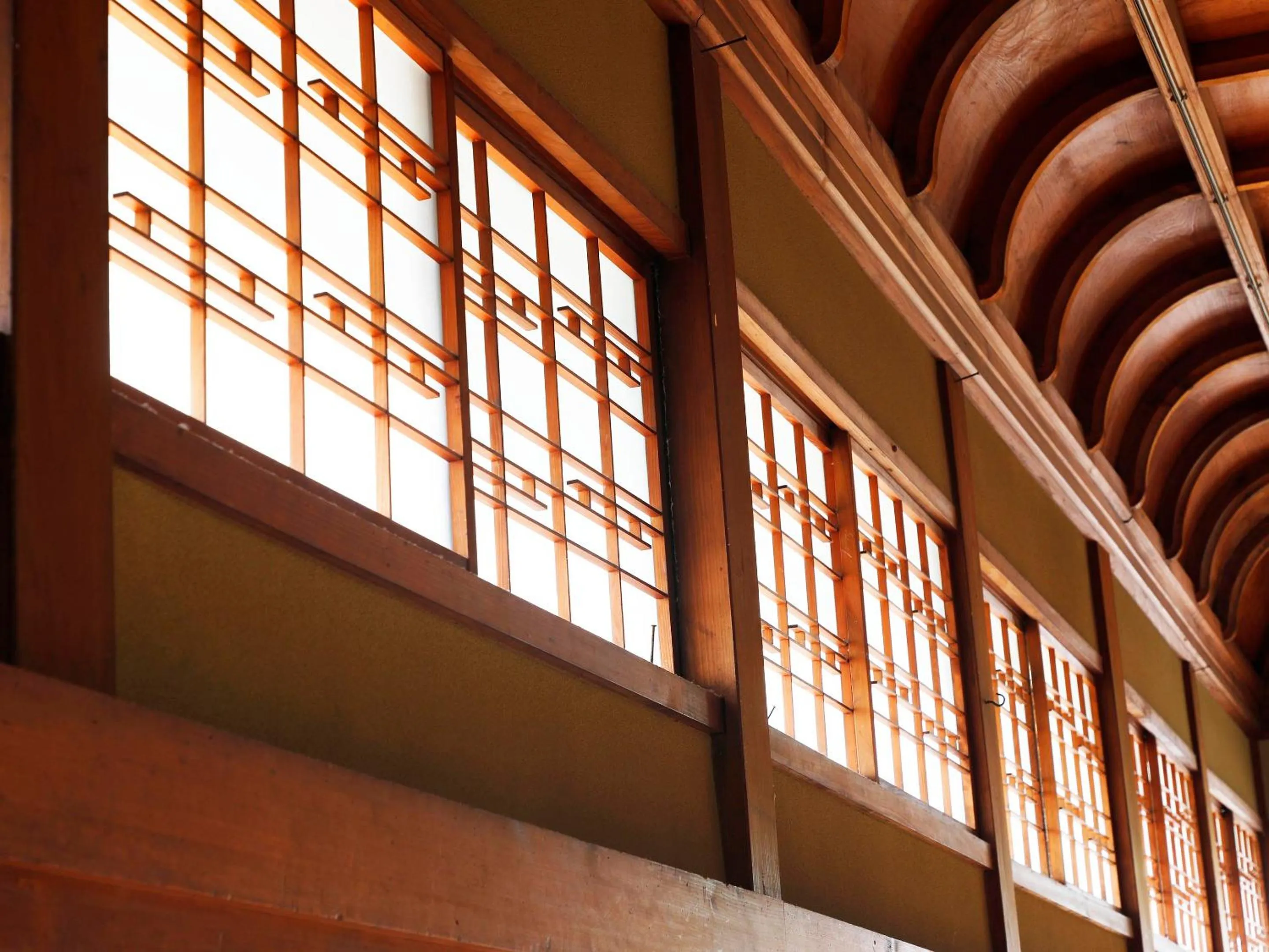 Decorative detail in Seikiro Ryokan Historical Museum Hotel