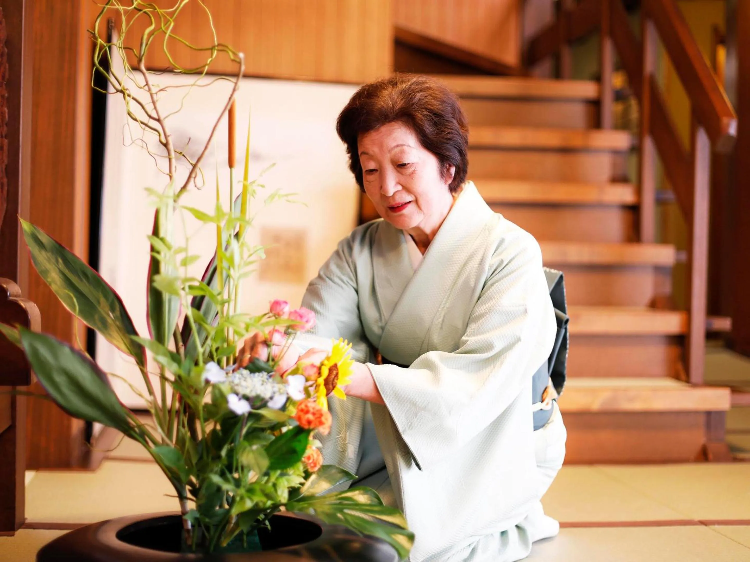 Staff in Seikiro Ryokan Historical Museum Hotel