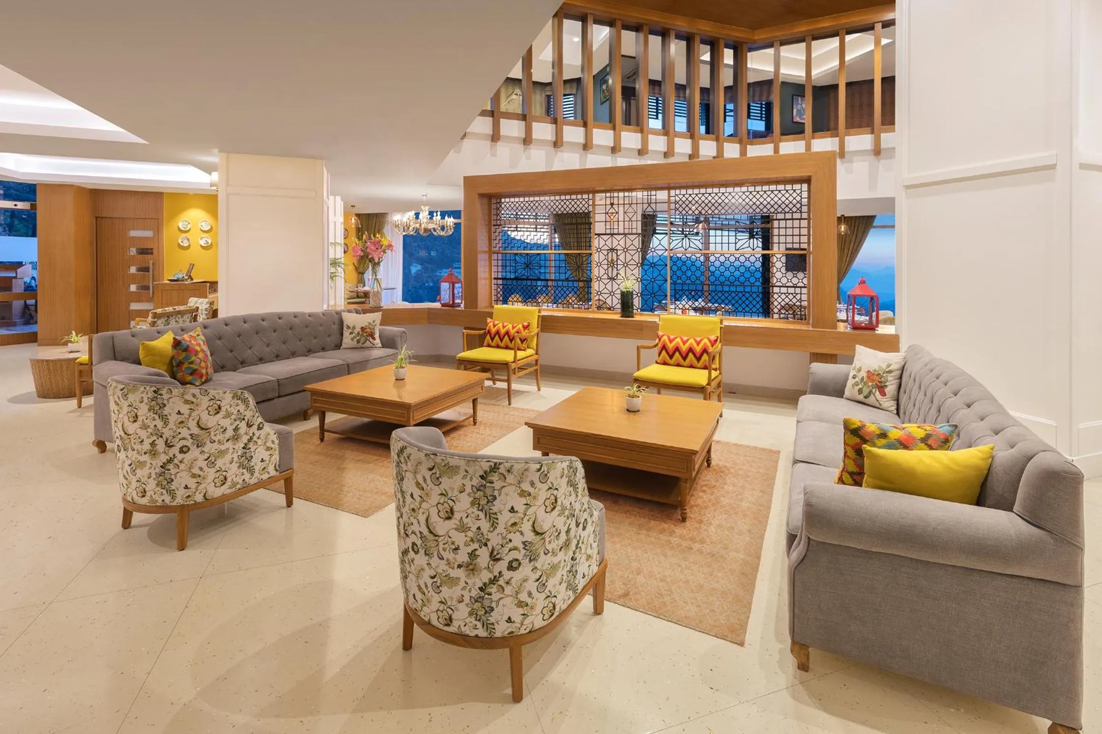 Lobby or reception in Fortune Resort Grace, Mussoorie - Member ITC Hotels' Group