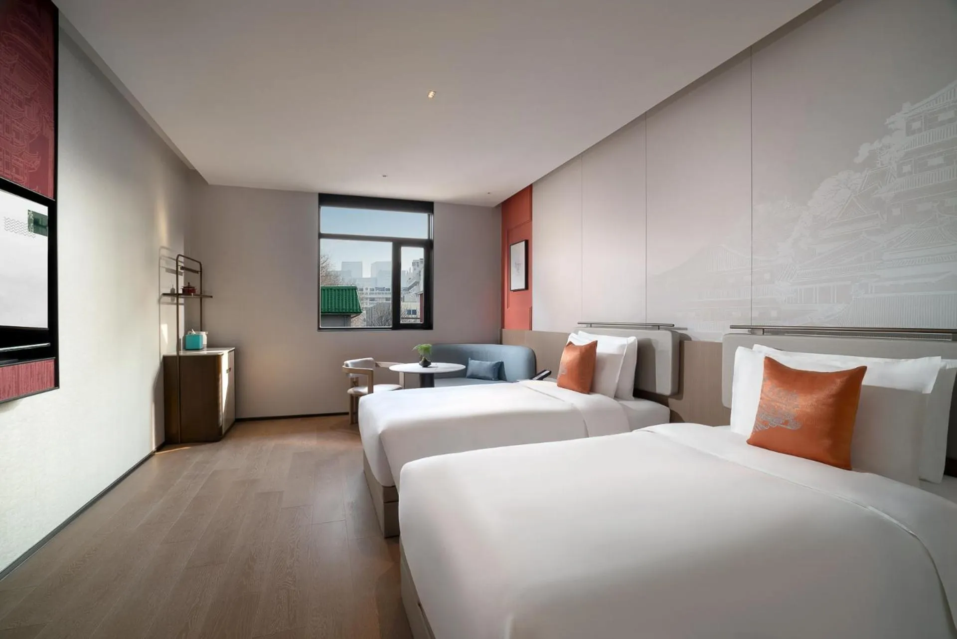 Photo of the whole room, Bed in SSAW Garden Hotel Beijing