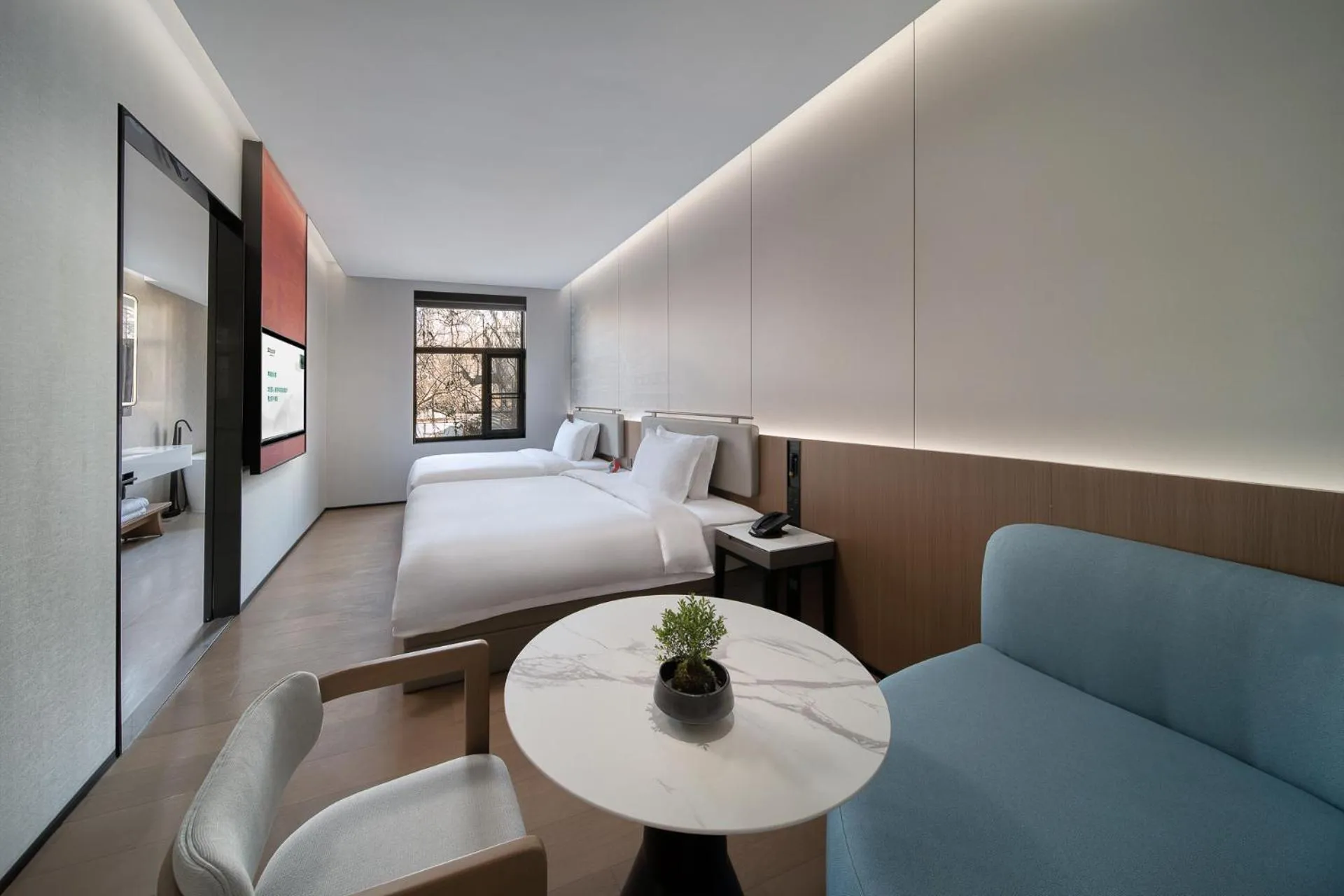 Bedroom, Bed in SSAW Garden Hotel Beijing