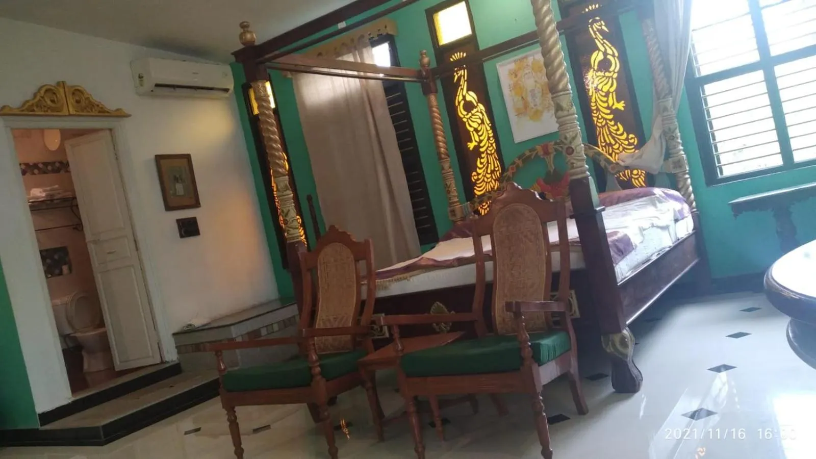 Bed in Indeco Hotels Swamimalai