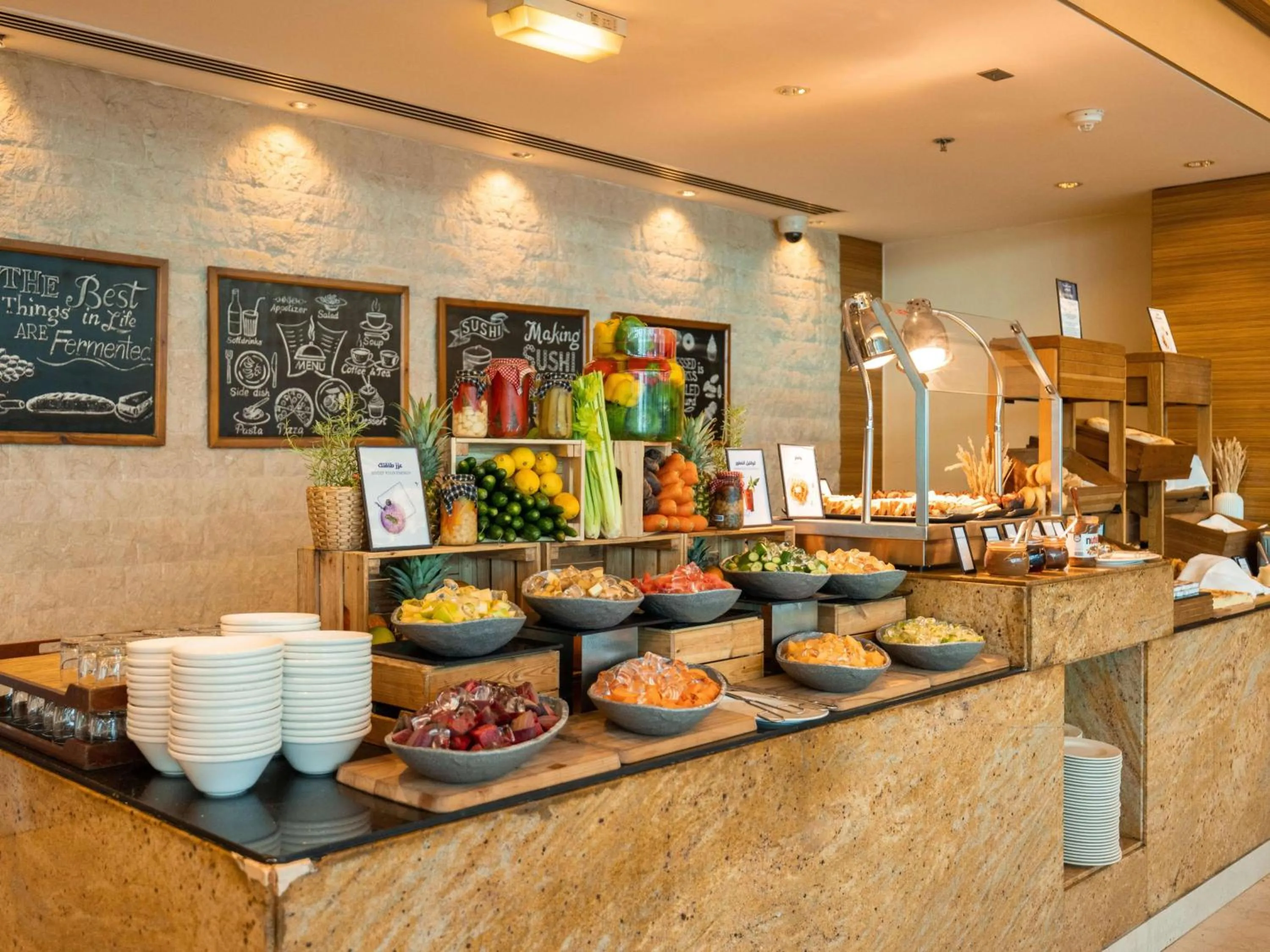 Restaurant/places to eat in Hilton Doha