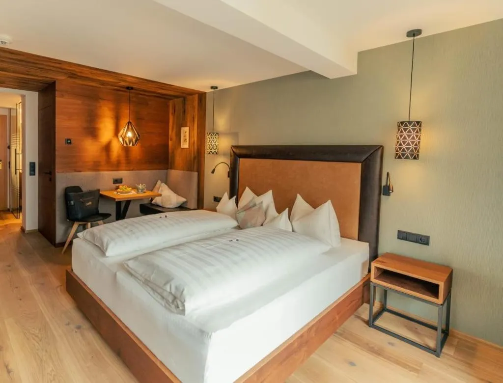 Bed in Ferienhotel Sonnenhof