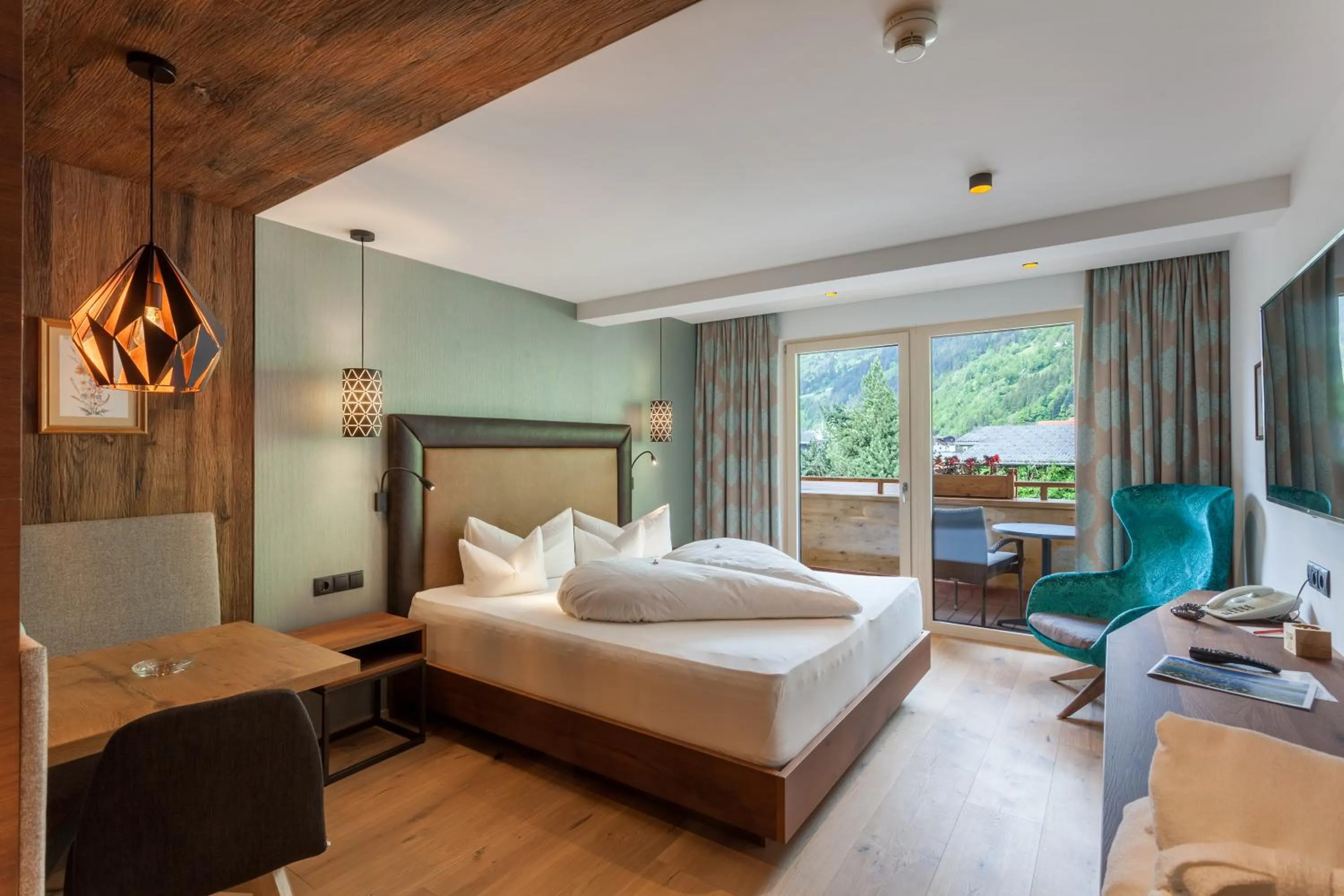 Bed in Ferienhotel Sonnenhof