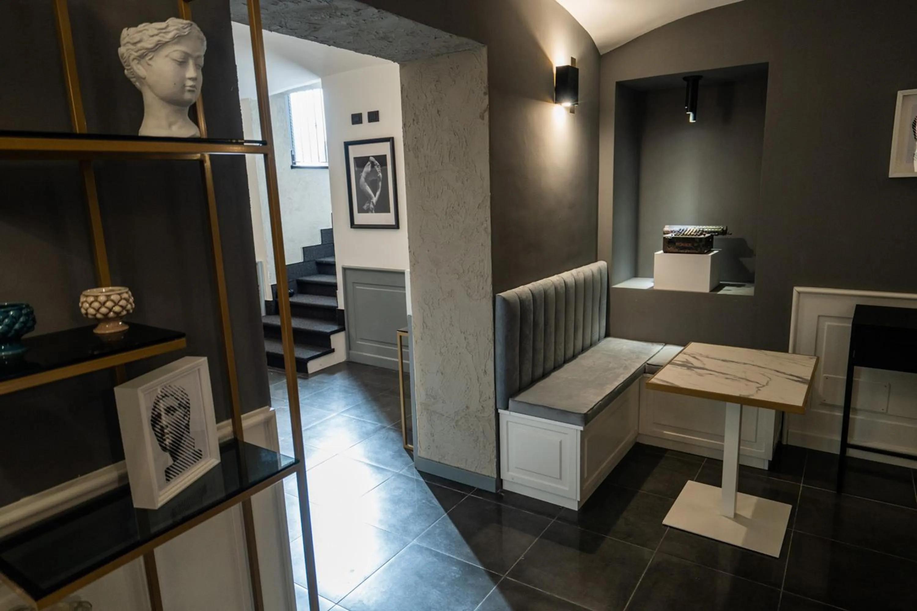 Lobby or reception in Relais Manzoni