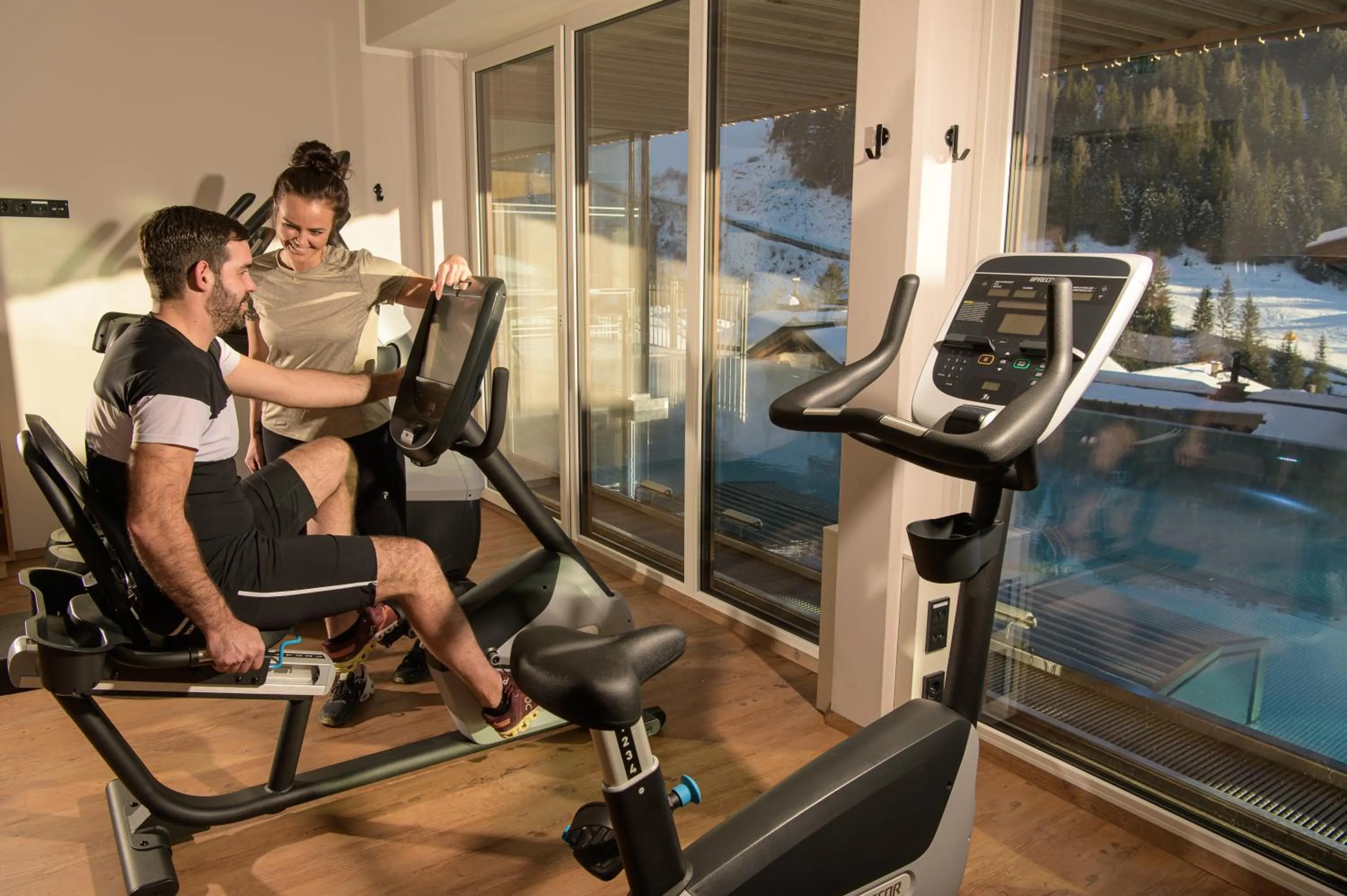 Fitness centre/facilities in Berghotel Hauserbauer