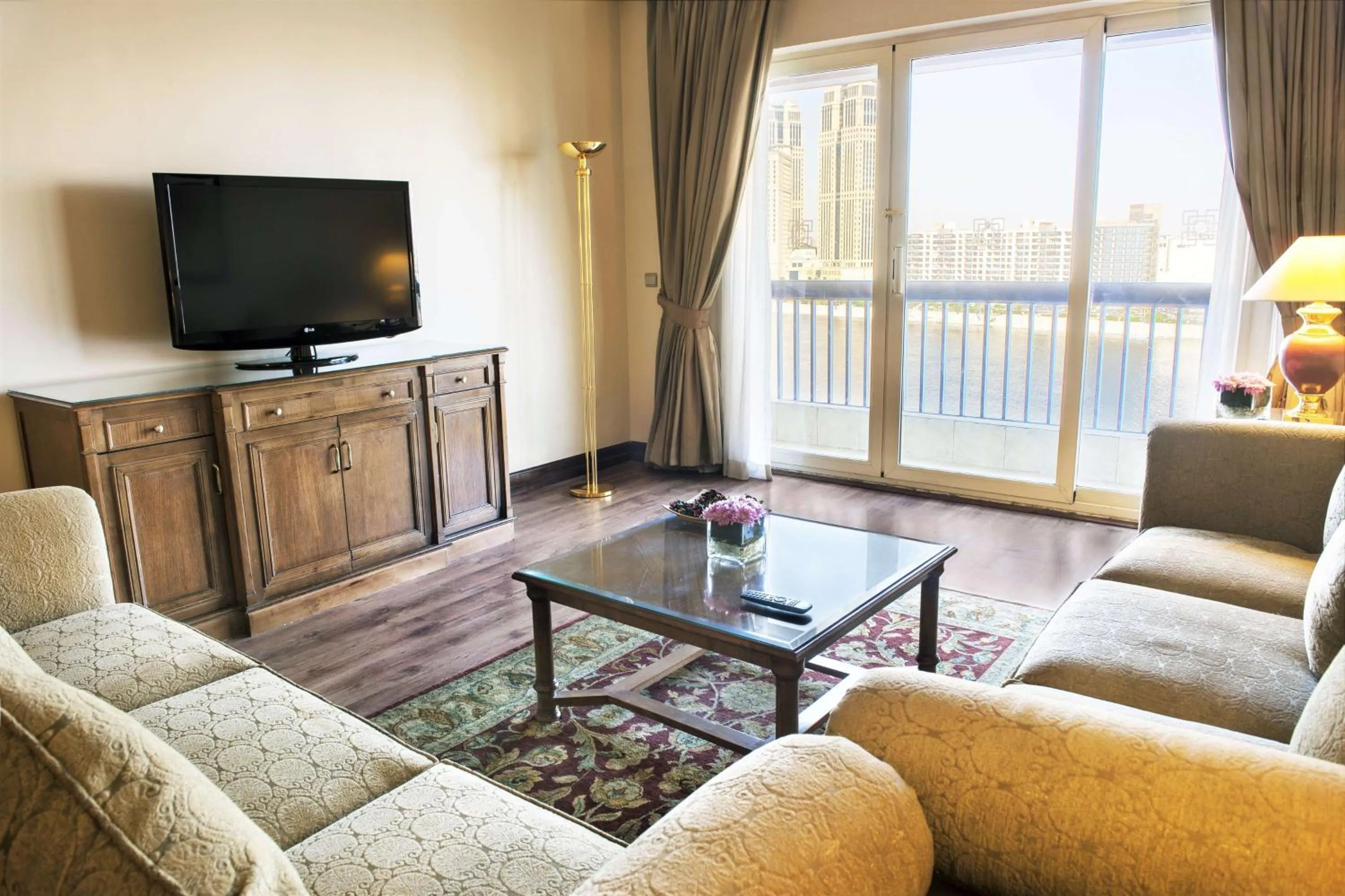 Living room in Hilton Cairo Zamalek Residences