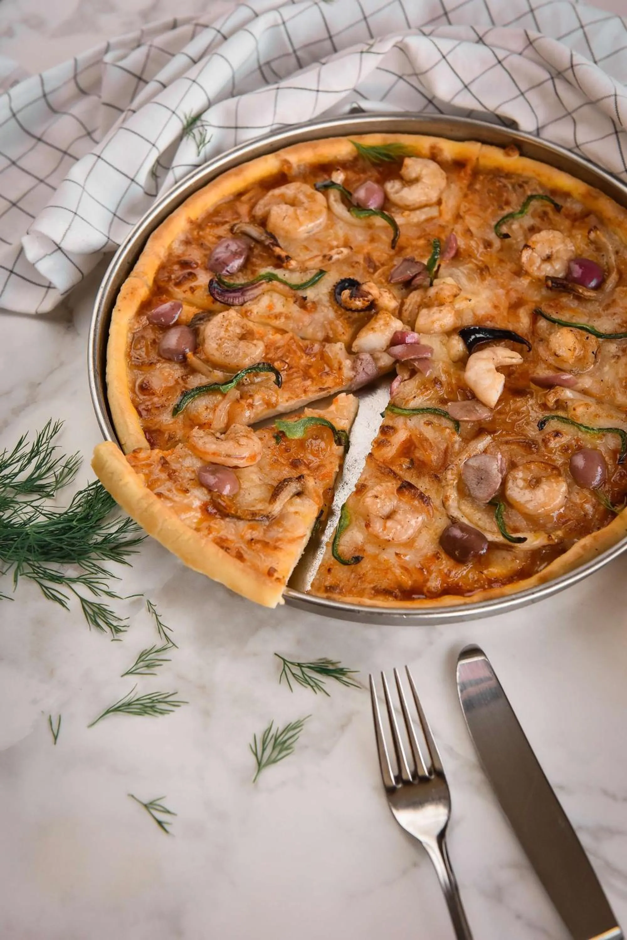 Dining area in Hilton Cairo Zamalek Residences