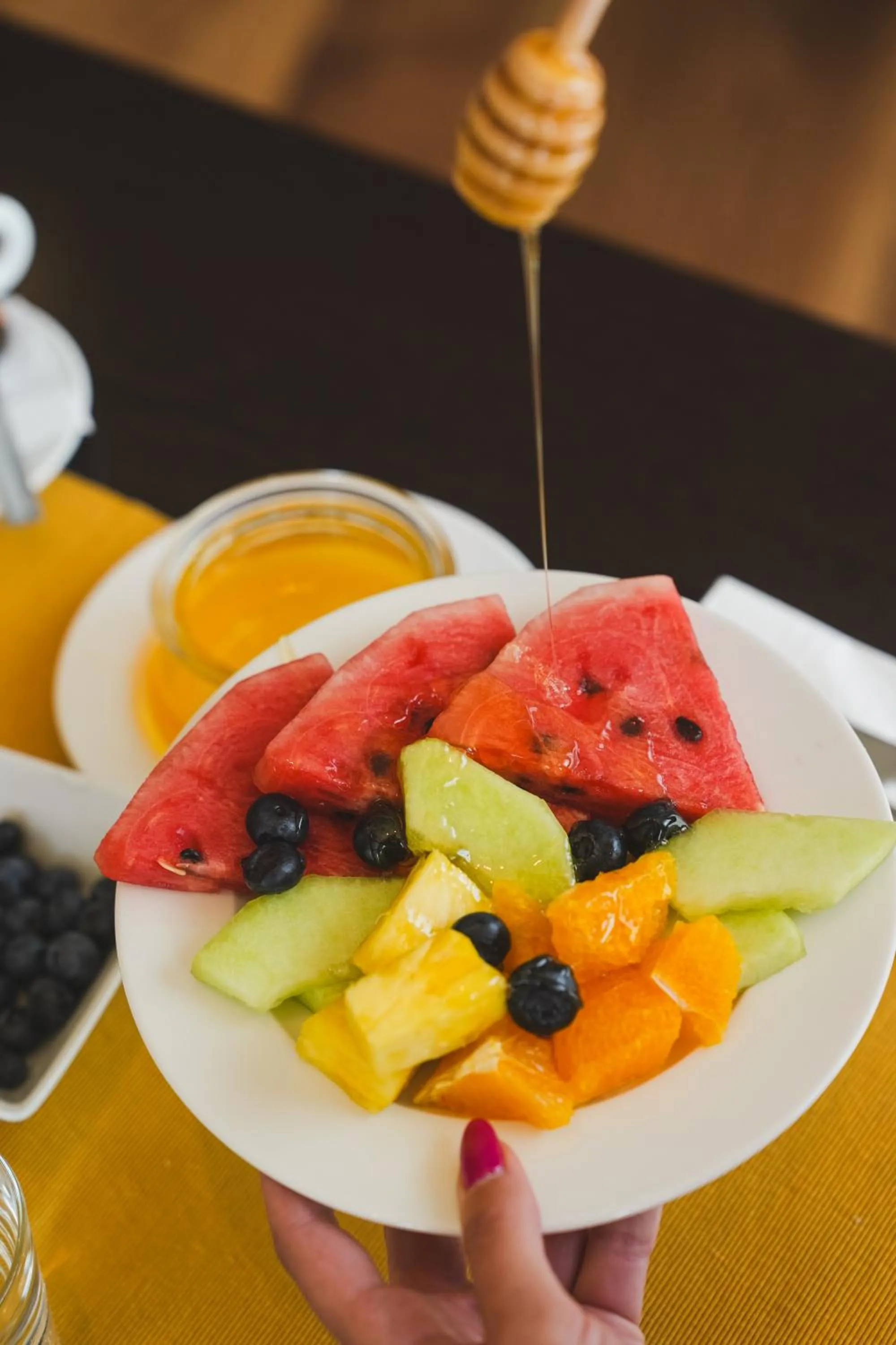 Breakfast in Bucharest Unirii Square - Handwritten Collection