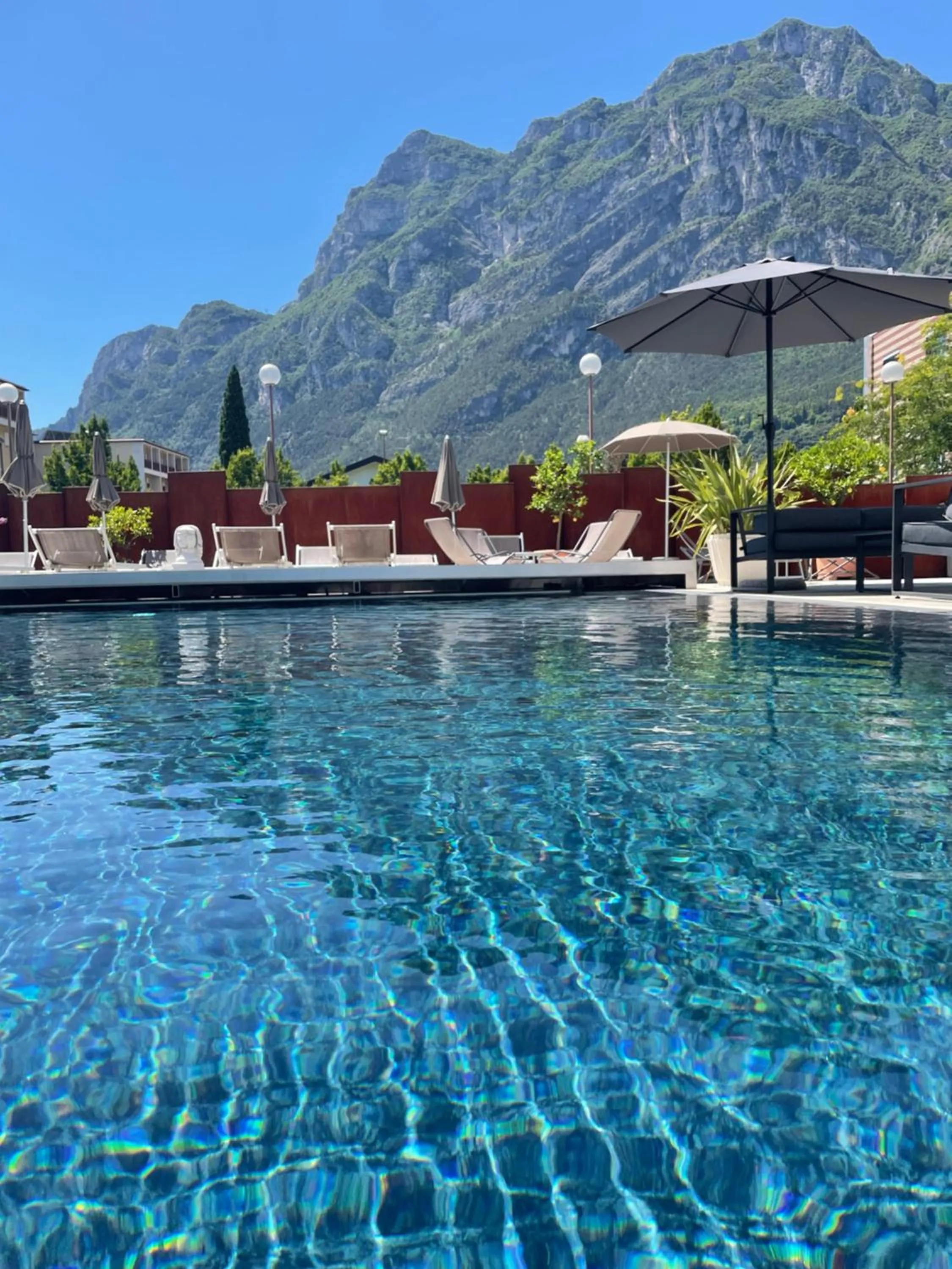 Swimming pool in Hotel Virgilio