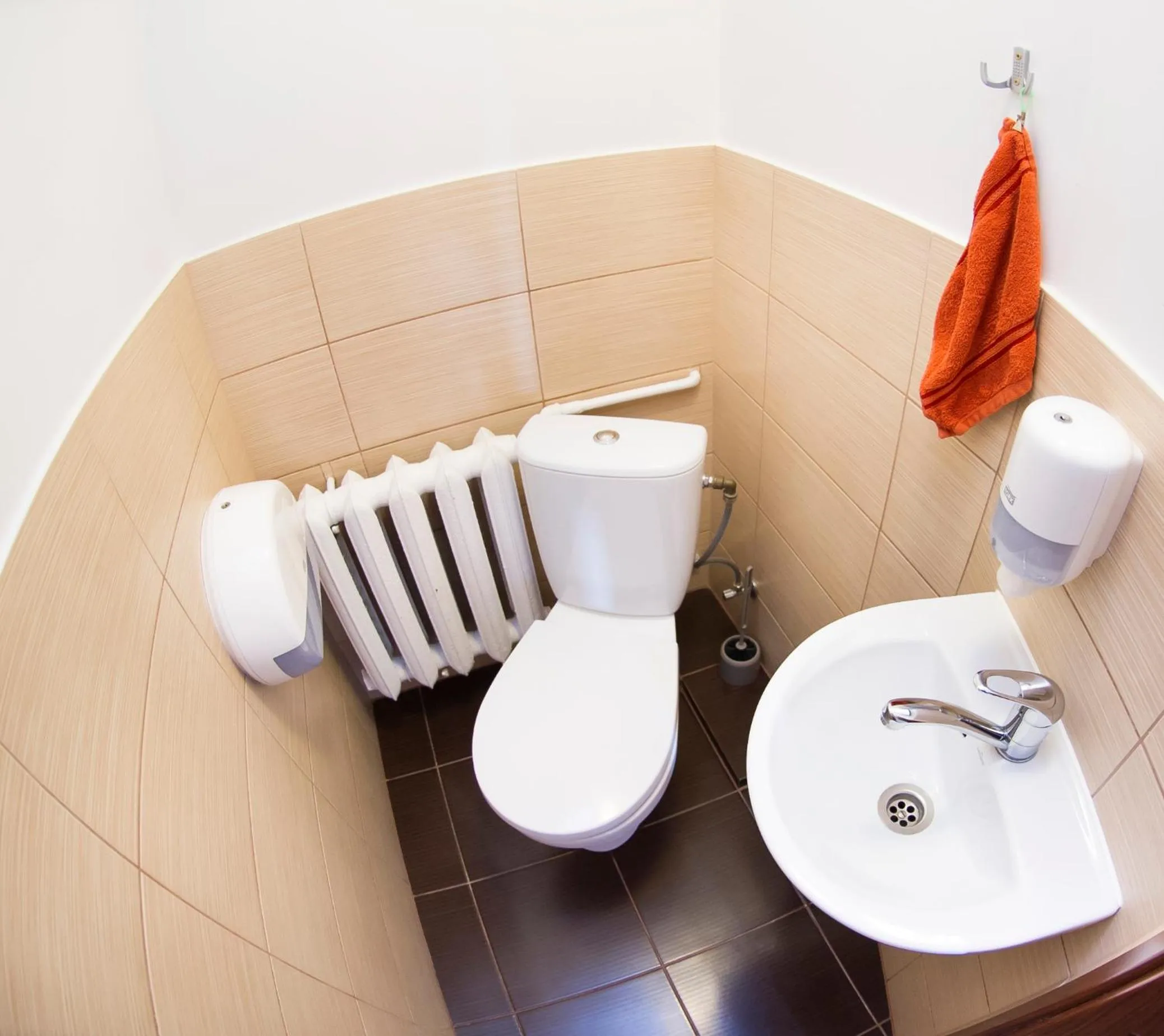 Toilet in Klaipeda Hostel