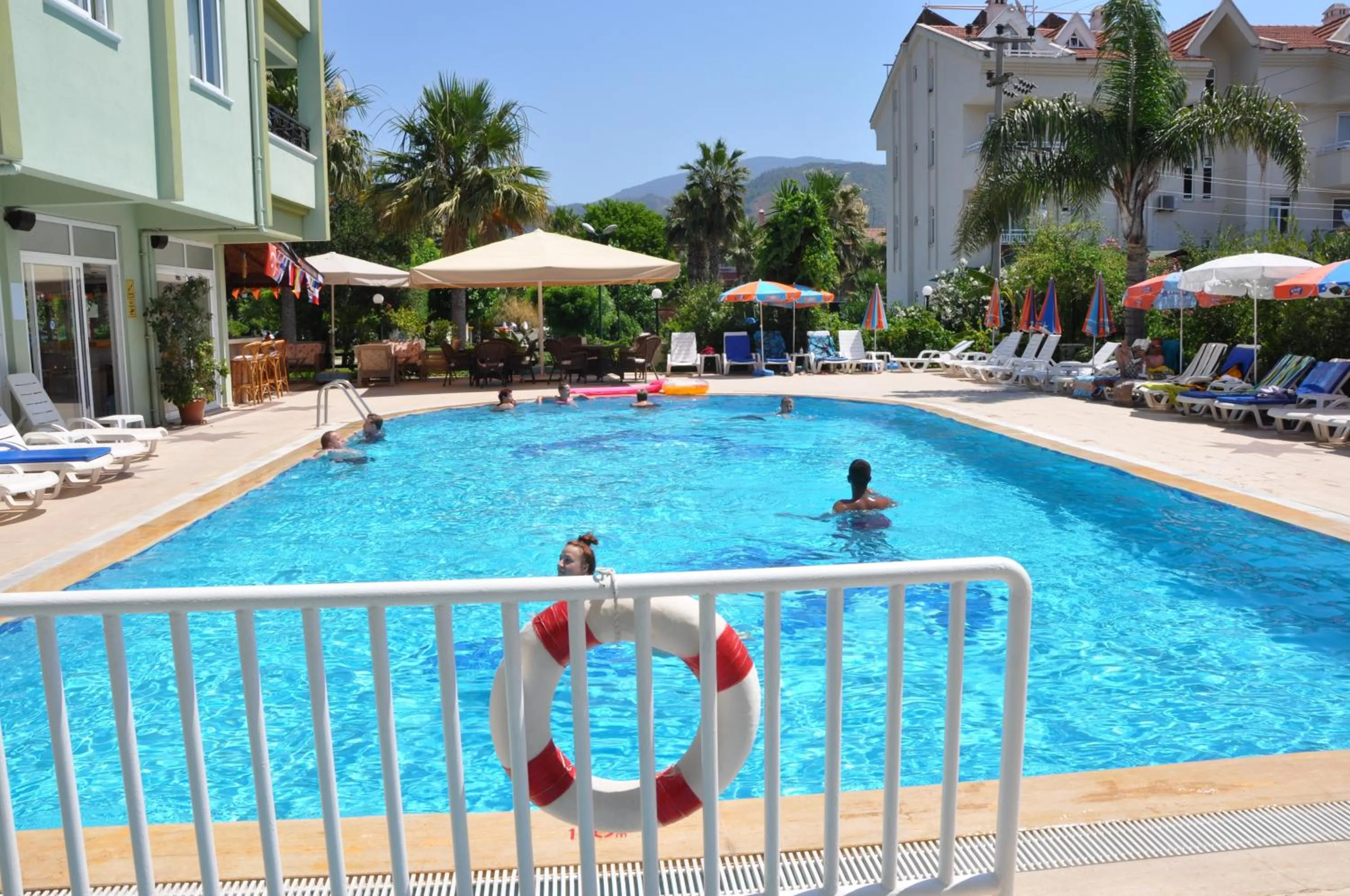 Pool view in Parkmar Apart